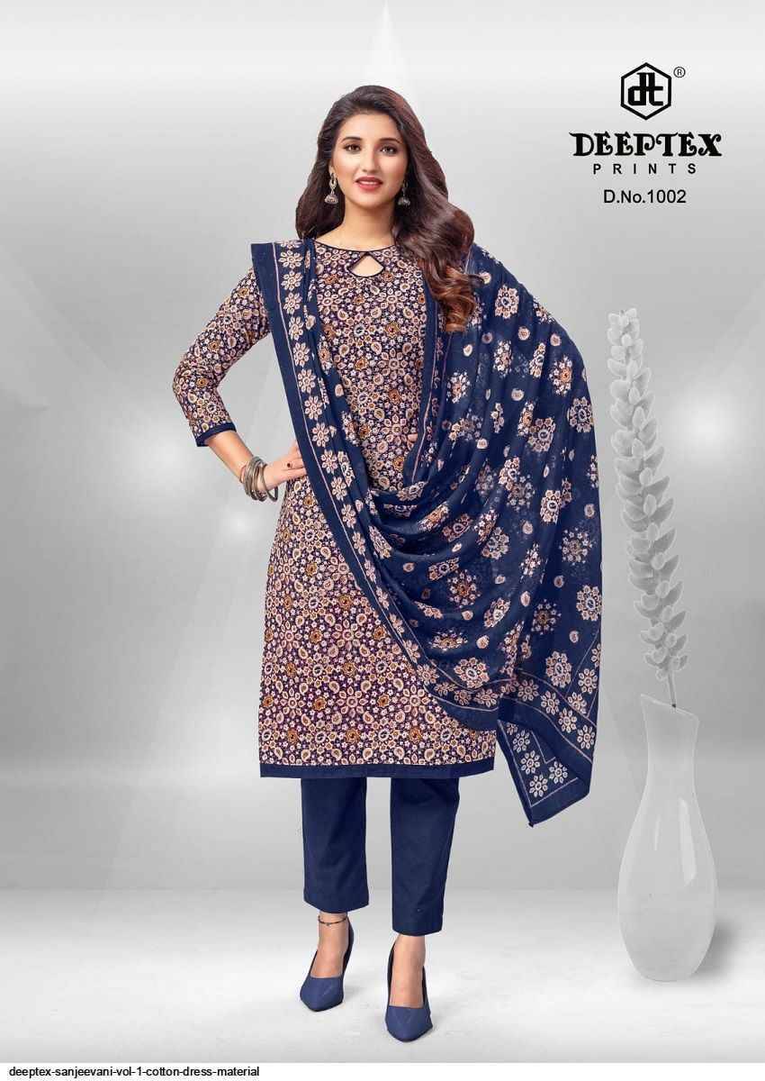 Sanjeevani By Deeptex Prints 1001 To 1008 Series Beautiful Festive Suits Colorful Stylish Fancy Casual Wear & Ethnic Wear Fancy Dresses At Wholesale Price