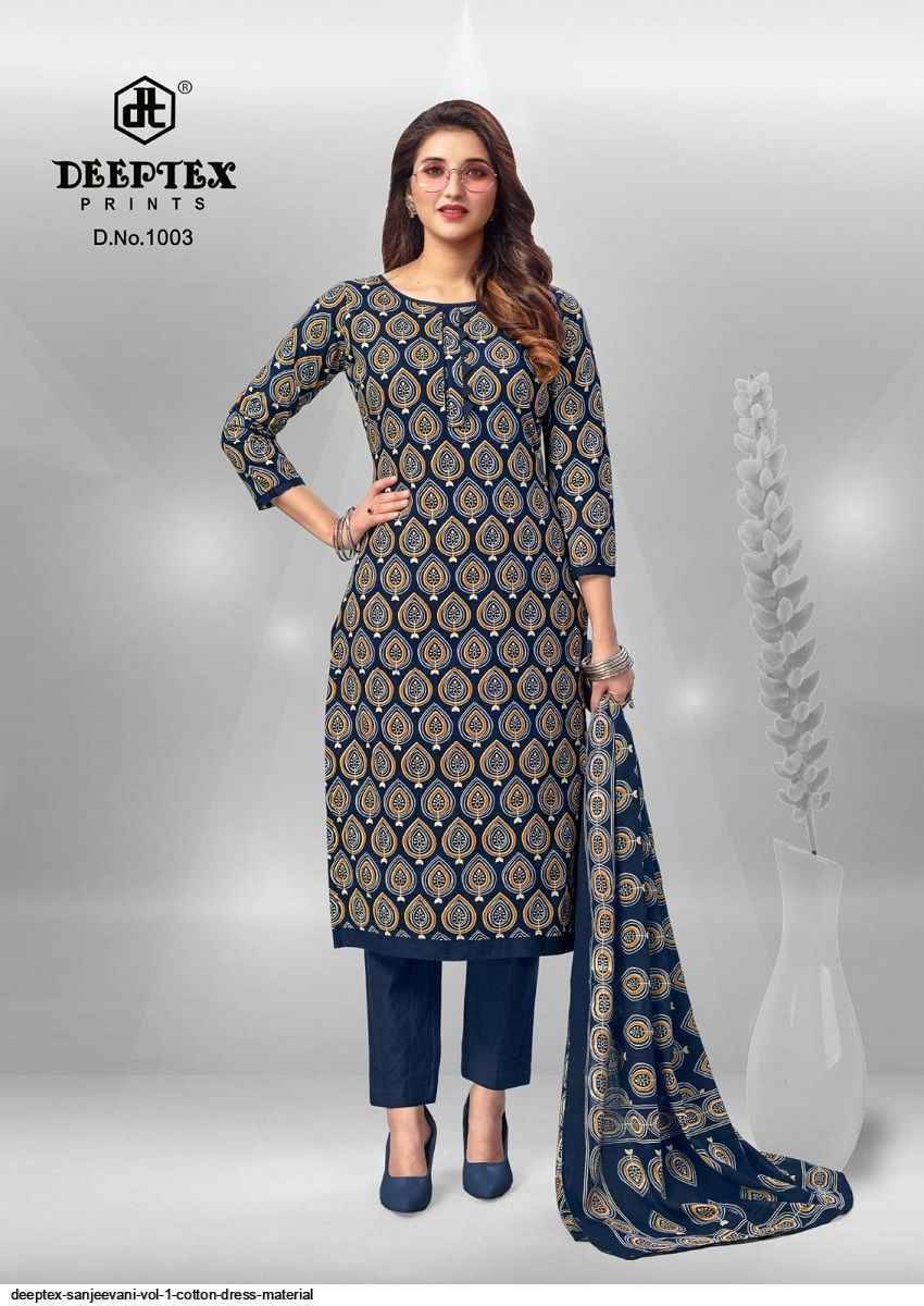 Sanjeevani By Deeptex Prints 1001 To 1008 Series Beautiful Festive Suits Colorful Stylish Fancy Casual Wear & Ethnic Wear Fancy Dresses At Wholesale Price