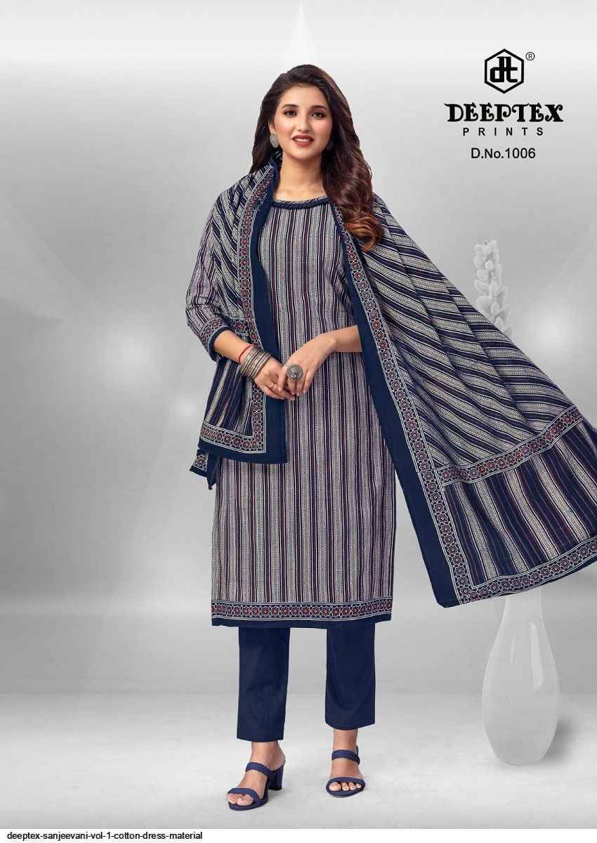 Sanjeevani By Deeptex Prints 1001 To 1008 Series Beautiful Festive Suits Colorful Stylish Fancy Casual Wear & Ethnic Wear Fancy Dresses At Wholesale Price