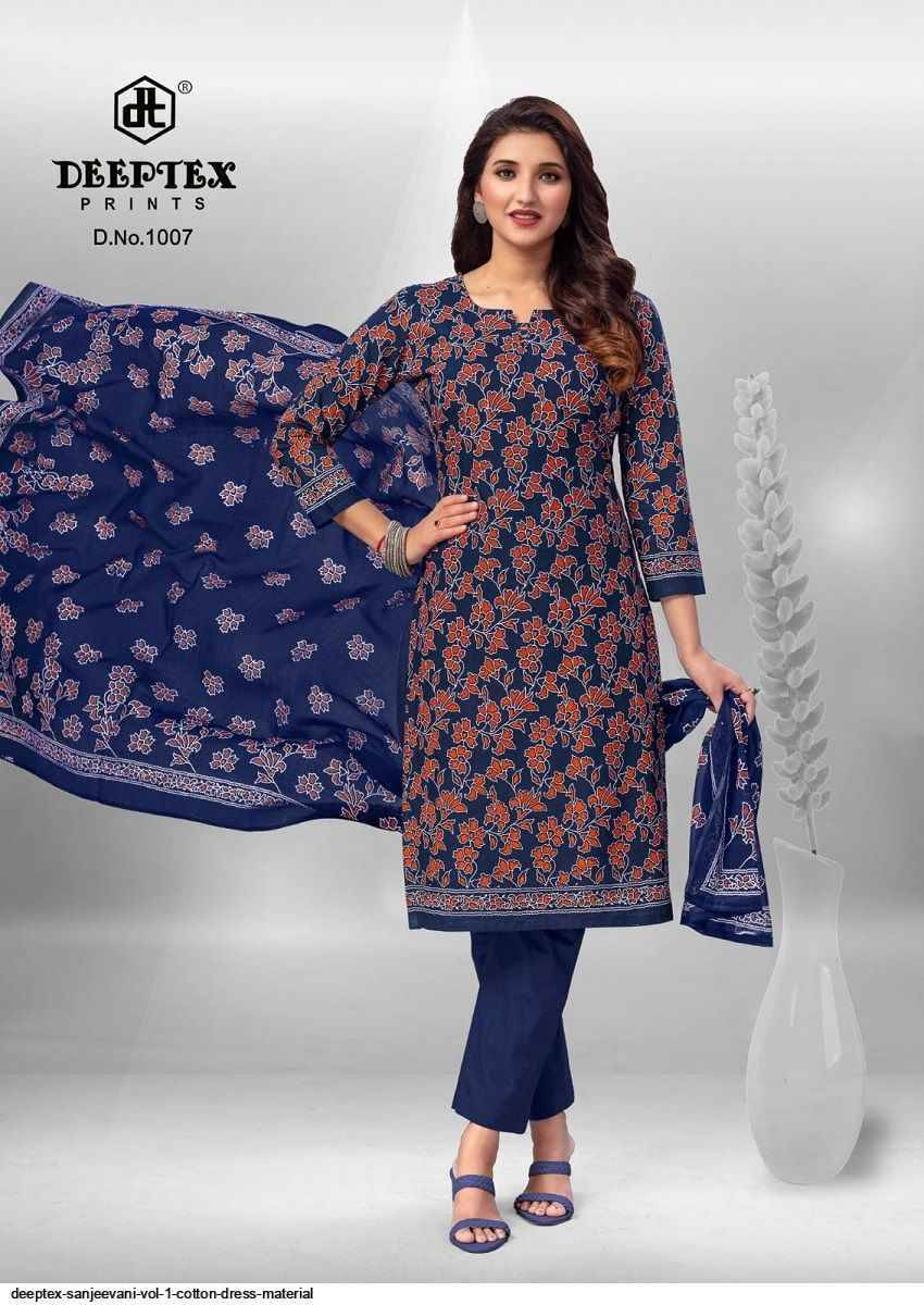 Sanjeevani By Deeptex Prints 1001 To 1008 Series Beautiful Festive Suits Colorful Stylish Fancy Casual Wear & Ethnic Wear Fancy Dresses At Wholesale Price