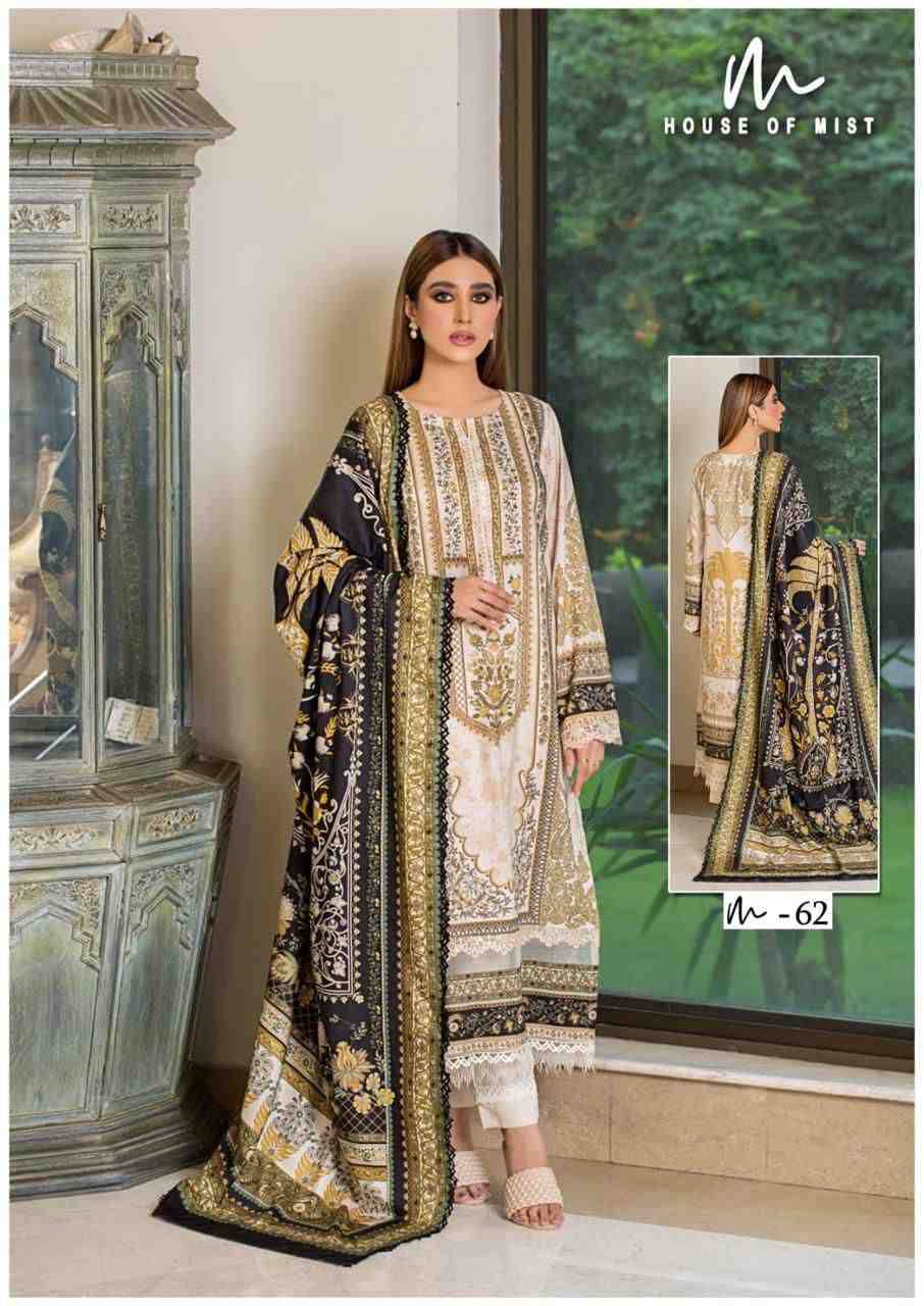 Ghazal Vol-7 By House Of Mist 61 To 66 Series Beautiful Pakistani Suits Colorful Stylish Fancy Casual Wear & Ethnic Wear Pure Cotton Print Dresses At Wholesale Price