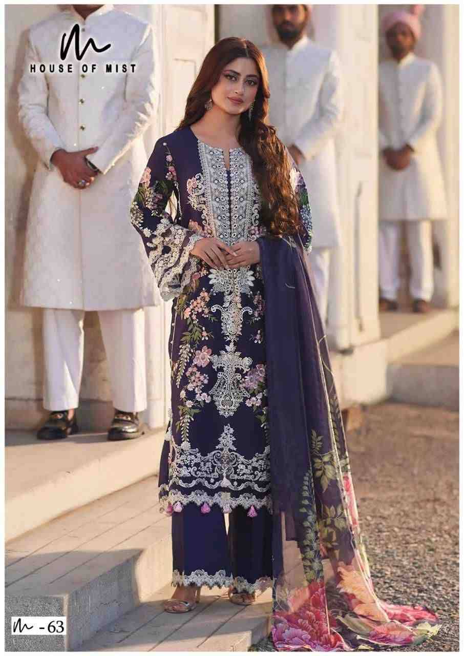 Ghazal Vol-7 By House Of Mist 61 To 66 Series Beautiful Pakistani Suits Colorful Stylish Fancy Casual Wear & Ethnic Wear Pure Cotton Print Dresses At Wholesale Price