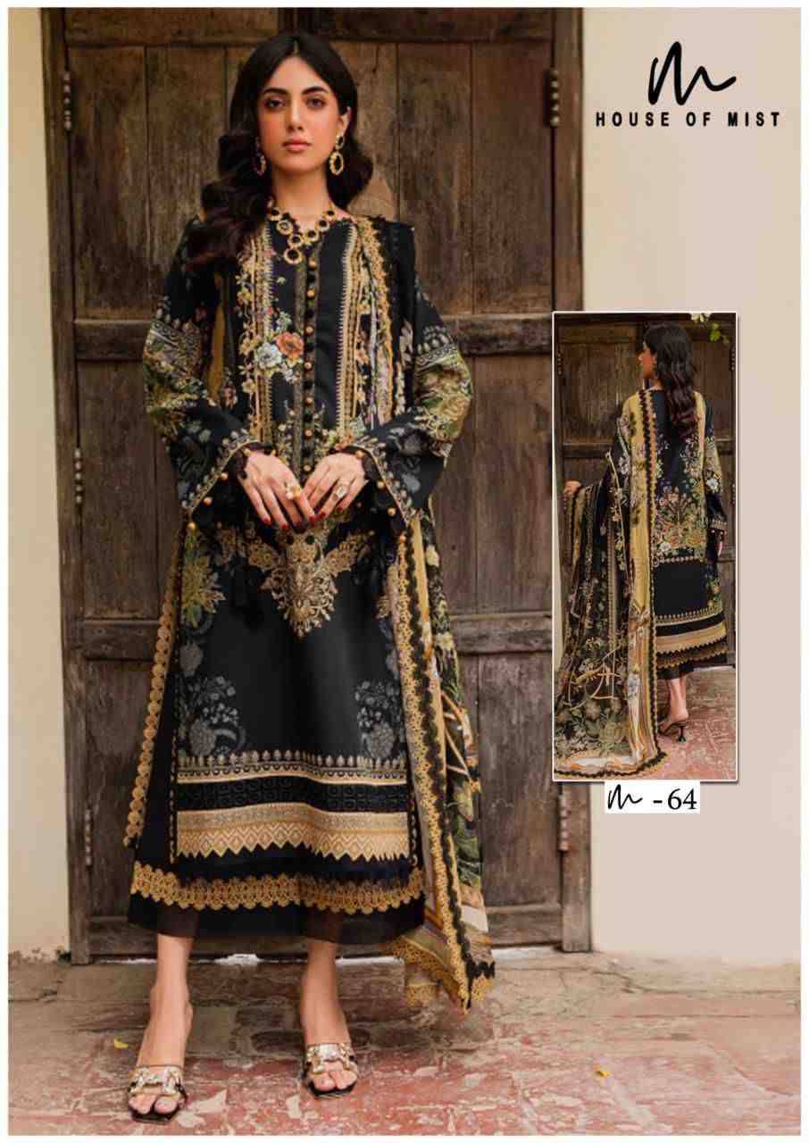 Ghazal Vol-7 By House Of Mist 61 To 66 Series Beautiful Pakistani Suits Colorful Stylish Fancy Casual Wear & Ethnic Wear Pure Cotton Print Dresses At Wholesale Price