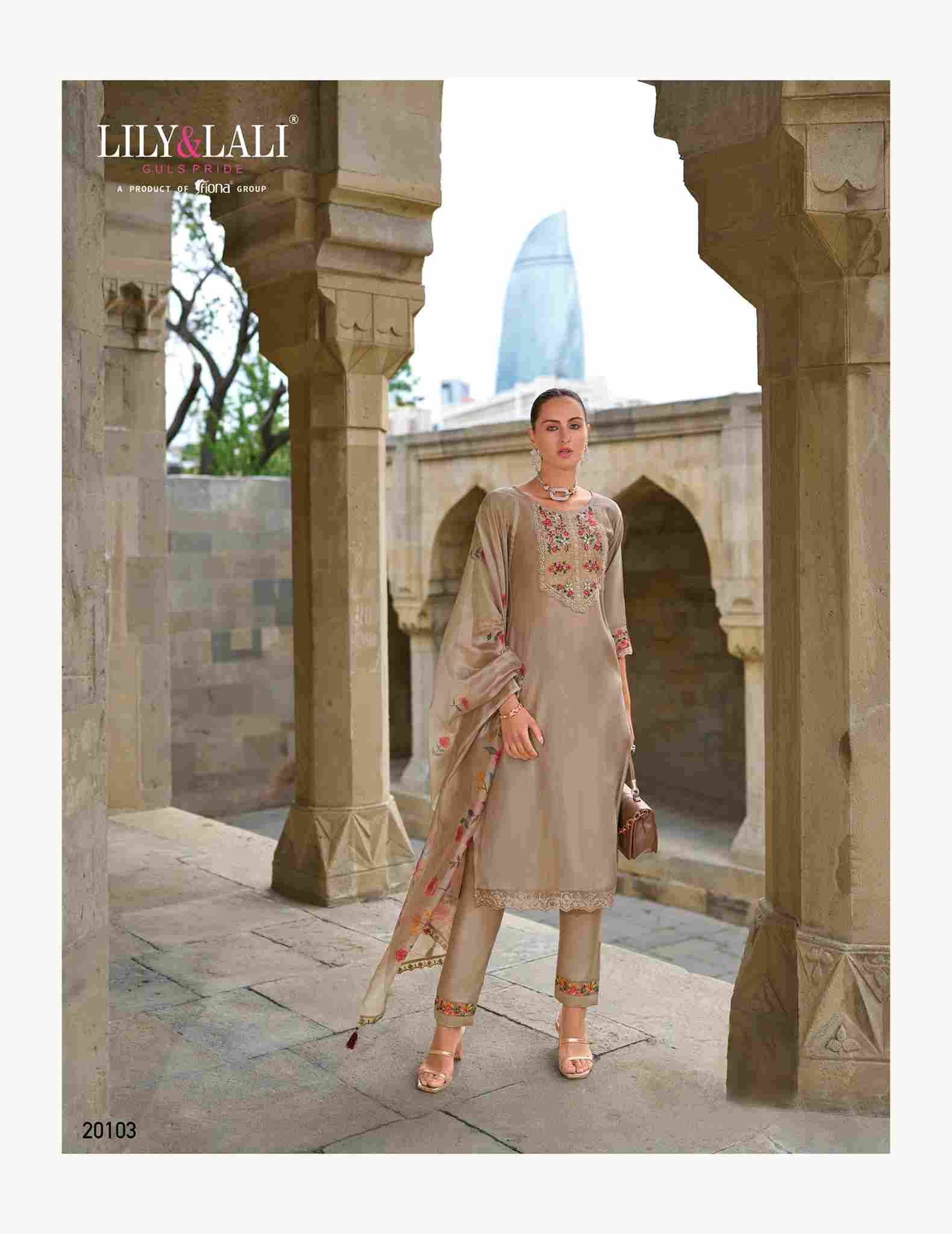 Malvika Vol-2 By Lily And Lali 20101 To 20106 Series Beautiful Festive Suits Colorful Stylish Fancy Casual Wear & Ethnic Wear Pure Viscose Organza Dresses At Wholesale Price