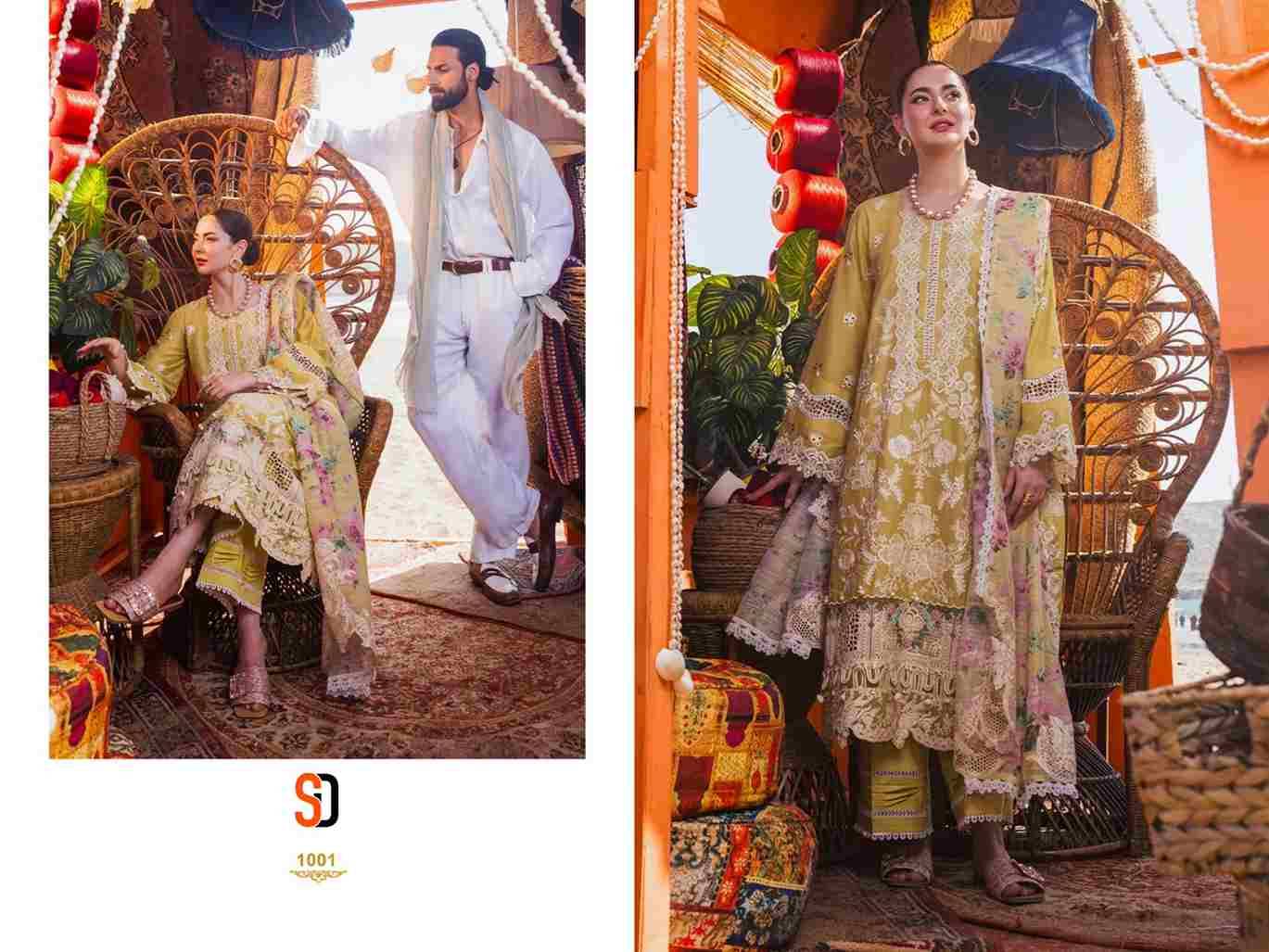 Rangrasiya Vol-1 By Shraddha Designer 1001 To 1004 Series Designer Pakistani Suits Beautiful Stylish Fancy Colorful Party Wear & Occasional Wear Pure Cotton Embroidered Dresses At Wholesale Price