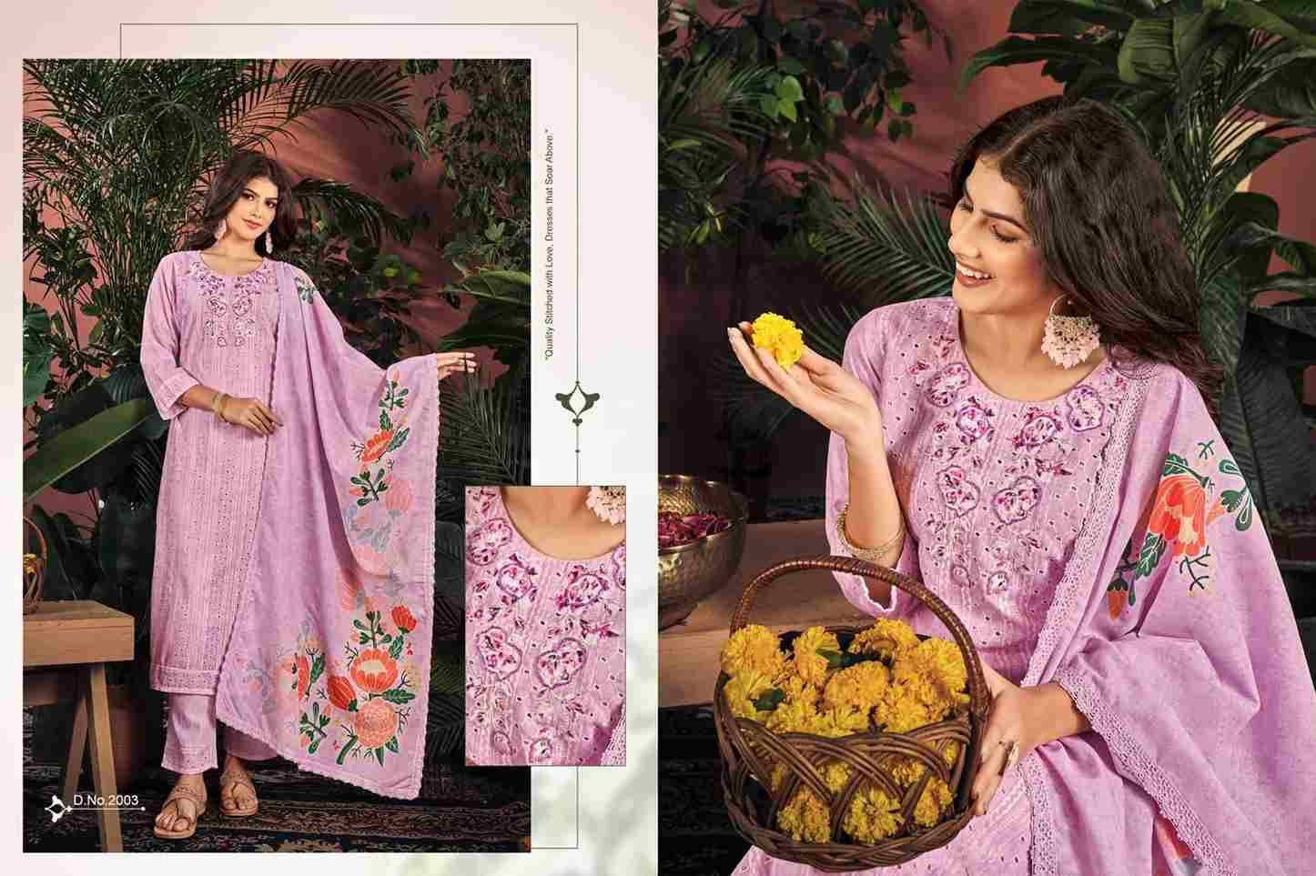 Cotton Chikan Applique Vol-2 By Isavasyam 2001 To 2006 Series Designer Stylish Fancy Colorful Beautiful Party Wear & Ethnic Wear Collection Pure Cambric Cotton Dresses At Wholesale Price