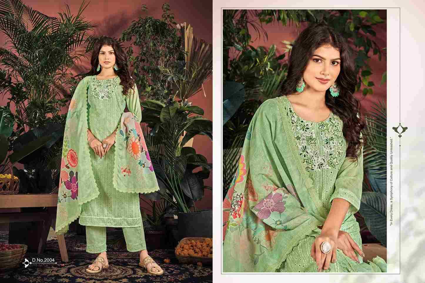 Cotton Chikan Applique Vol-2 By Isavasyam 2001 To 2006 Series Designer Stylish Fancy Colorful Beautiful Party Wear & Ethnic Wear Collection Pure Cambric Cotton Dresses At Wholesale Price