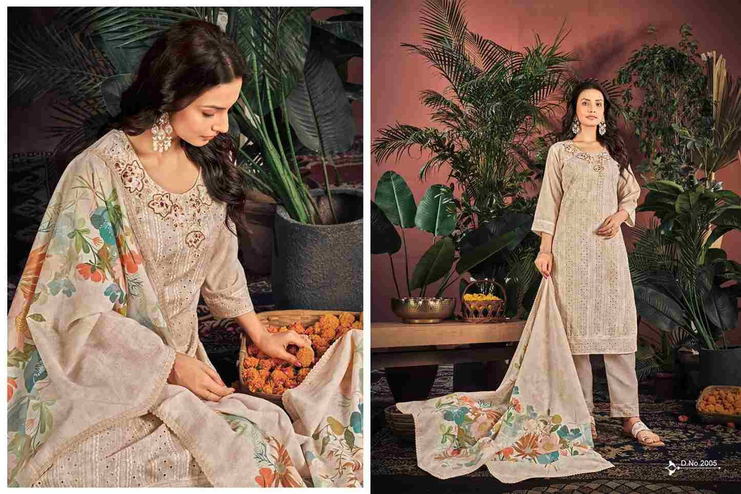 Cotton Chikan Applique Vol-2 By Isavasyam 2001 To 2006 Series Designer Stylish Fancy Colorful Beautiful Party Wear & Ethnic Wear Collection Pure Cambric Cotton Dresses At Wholesale Price