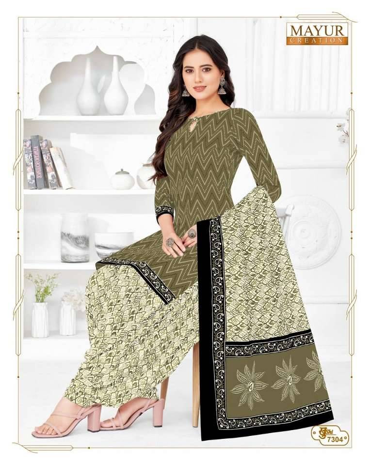 Khushi Vol-73 By Mayur Creation 7301 To 7326 Series Beautiful Stylish Festive Suits Fancy Colorful Casual Wear & Ethnic Wear & Ready To Wear Heavy Cotton Print Dresses At Wholesale Price