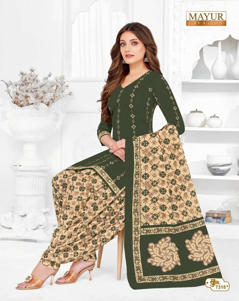 Khushi Vol-73 By Mayur Creation 7301 To 7326 Series Beautiful Stylish Festive Suits Fancy Colorful Casual Wear & Ethnic Wear & Ready To Wear Heavy Cotton Print Dresses At Wholesale Price