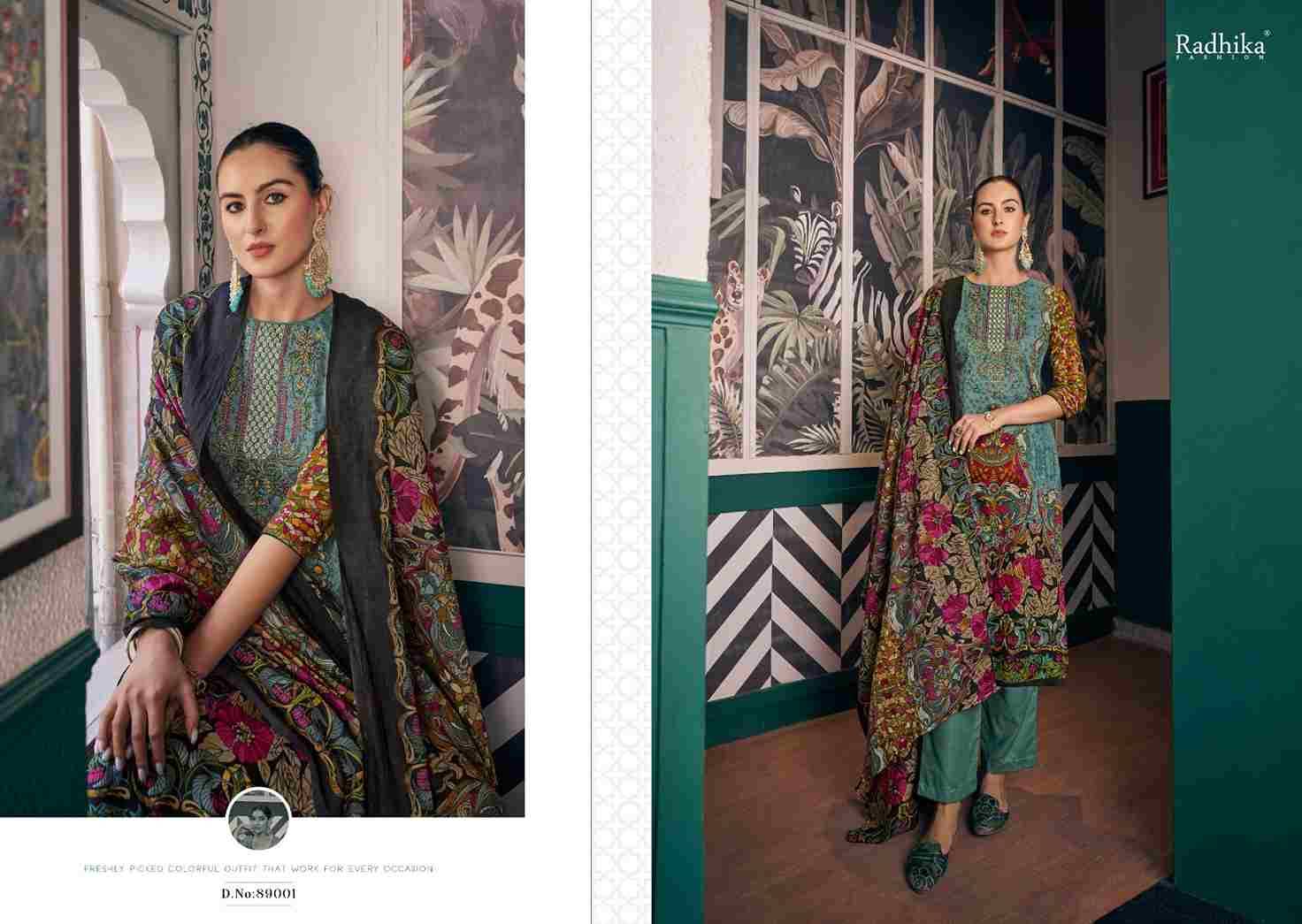 Afshana Vol-2 By Azara 89001 To 89006 Series Beautiful Festive Suits Colorful Stylish Fancy Casual Wear & Ethnic Wear Cambric Cotton Print Dresses At Wholesale Price