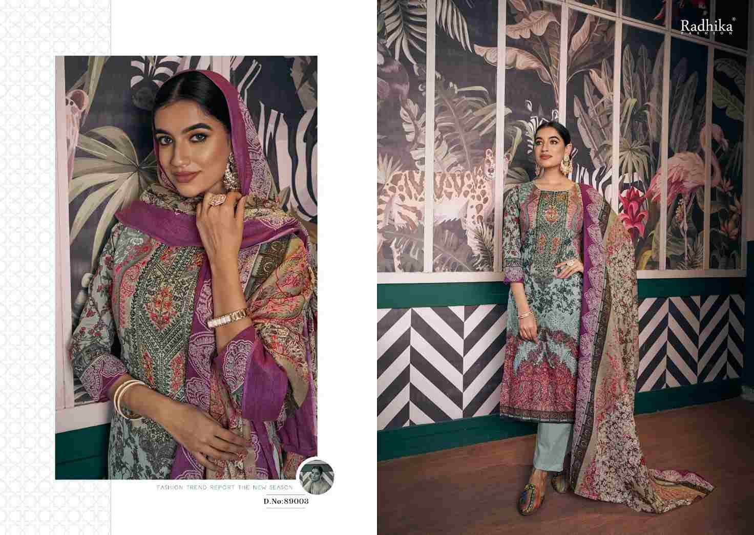 Afshana Vol-2 By Azara 89001 To 89006 Series Beautiful Festive Suits Colorful Stylish Fancy Casual Wear & Ethnic Wear Cambric Cotton Print Dresses At Wholesale Price