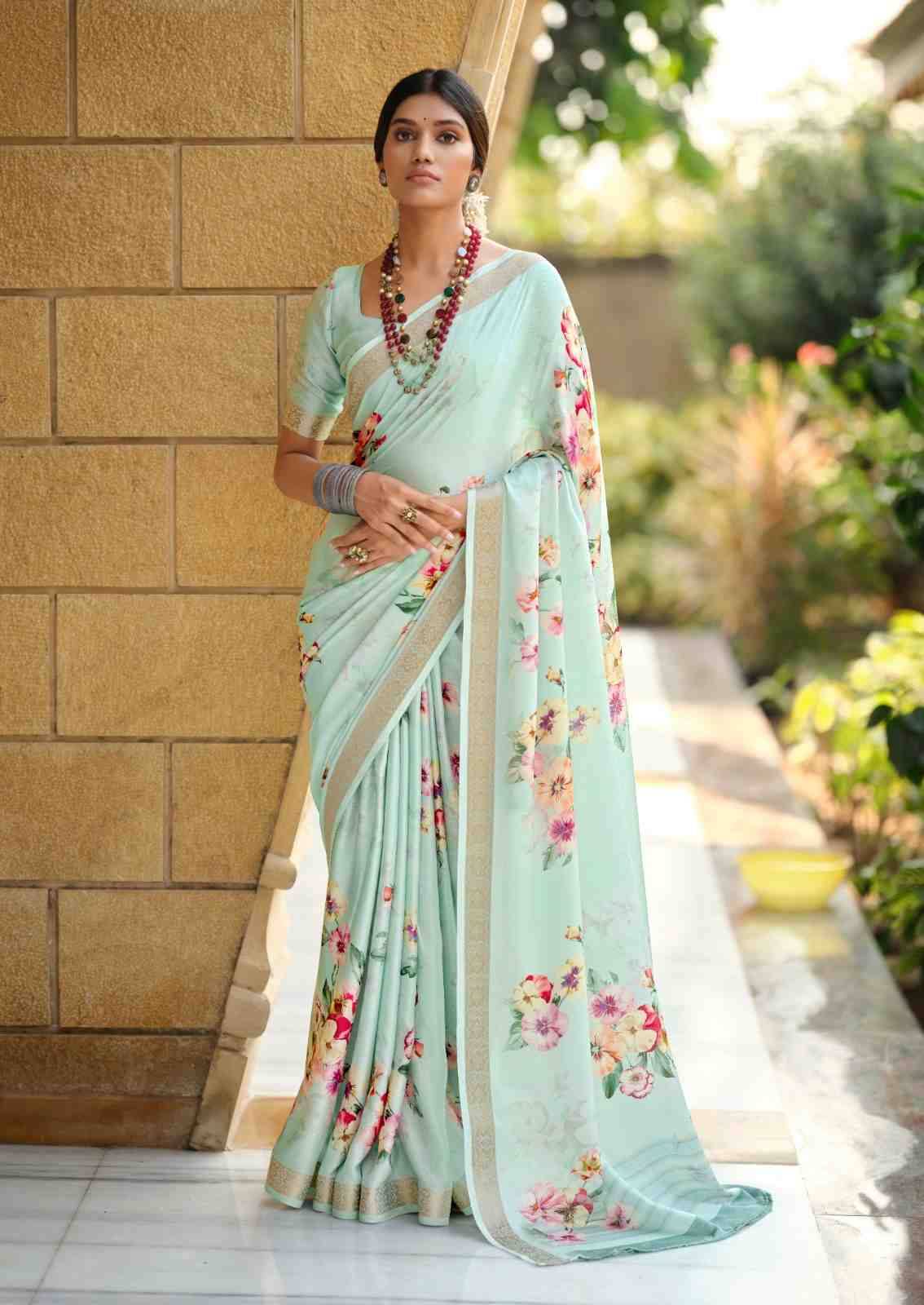 Sahar By SR 1001 To 1010 Series Indian Traditional Wear Collection Beautiful Stylish Fancy Colorful Party Wear & Occasional Wear Viscose Satin Sarees At Wholesale Price