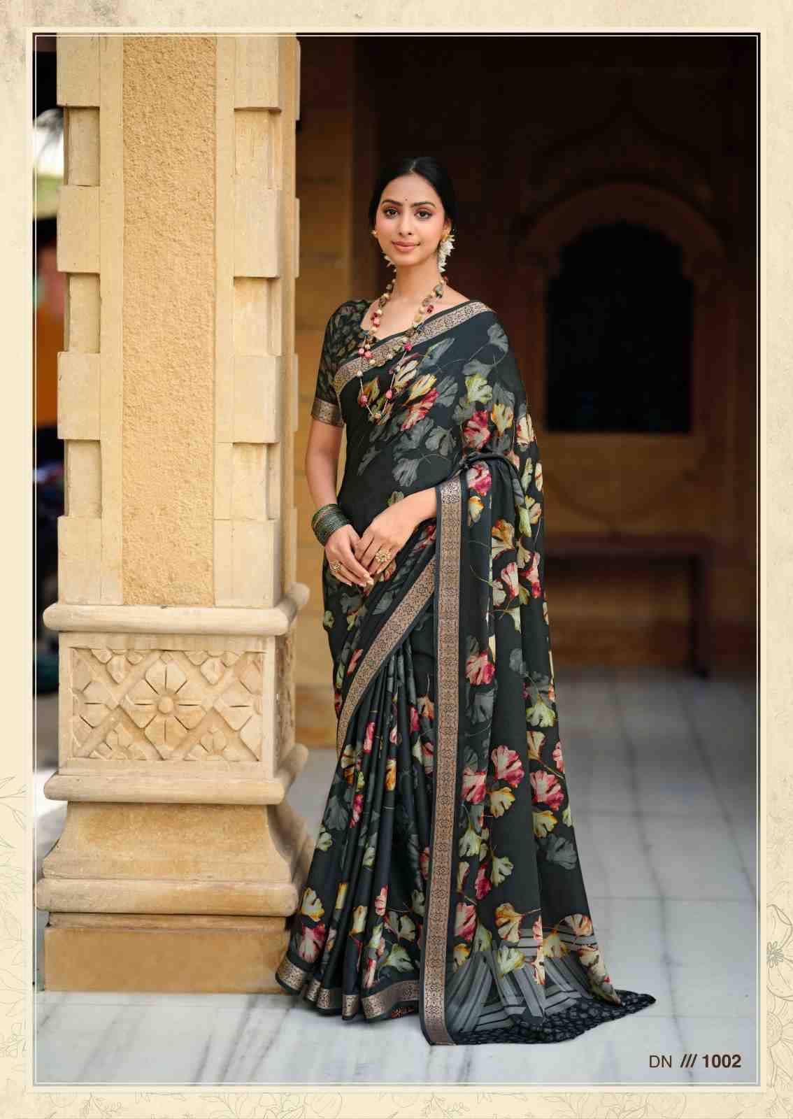 Sahar By SR 1001 To 1010 Series Indian Traditional Wear Collection Beautiful Stylish Fancy Colorful Party Wear & Occasional Wear Viscose Satin Sarees At Wholesale Price