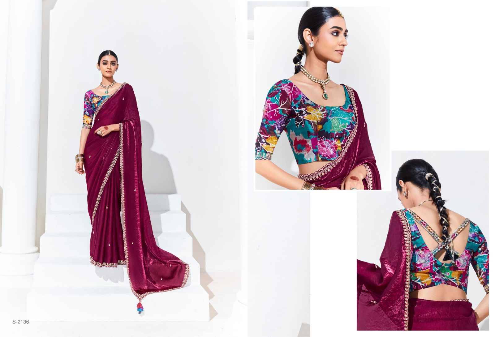 Rangat By Kimora Fashion 2131 To 2141 Series Indian Traditional Wear Collection Beautiful Stylish Fancy Colorful Party Wear & Occasional Wear Organza Sarees At Wholesale Price