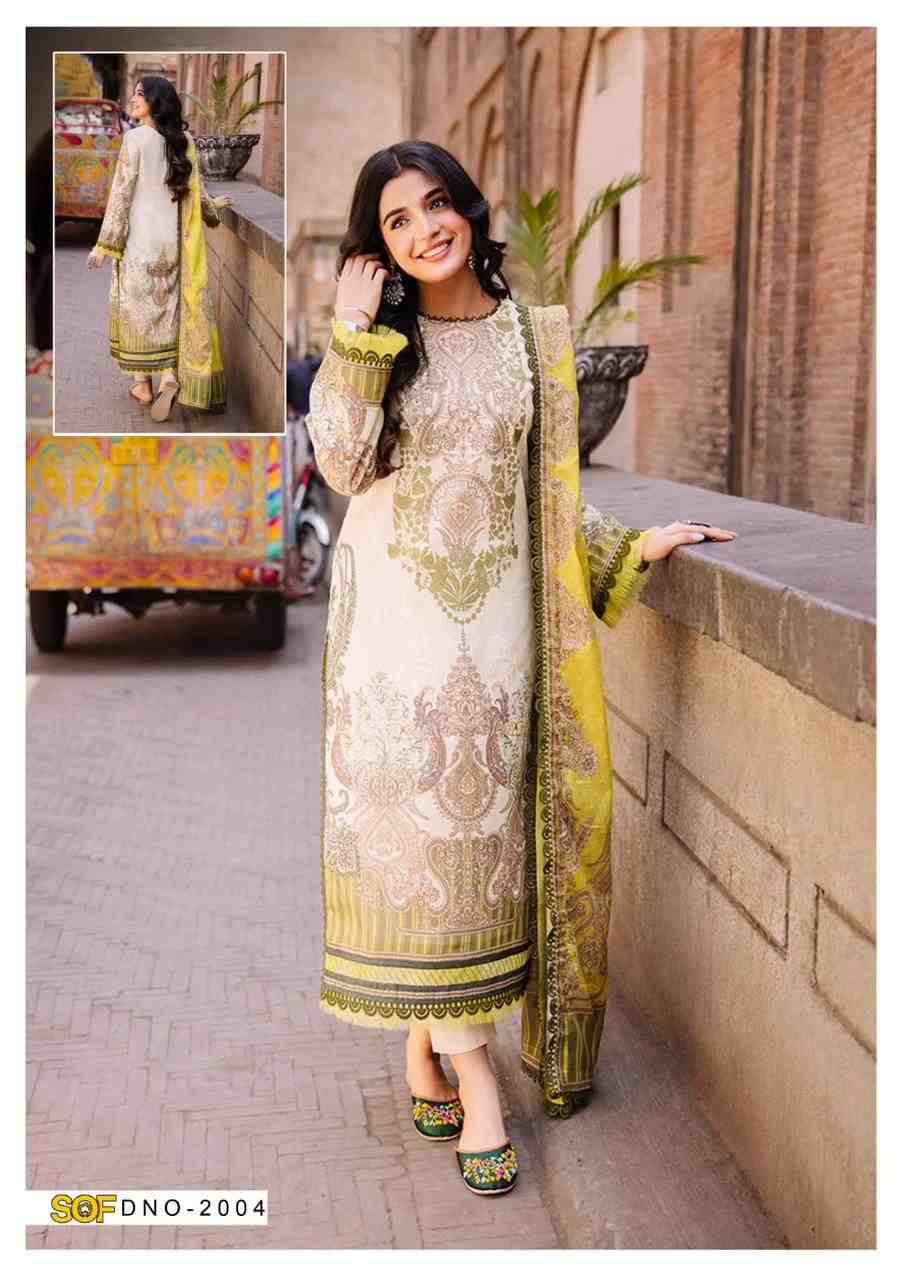 Aliya.B Vol-2 By Shree Om Fab 2001 To 2006 Series Beautiful Festive Suits Stylish Fancy Colorful Casual Wear & Ethnic Wear Pure Cotton Digital Print Dresses At Wholesale Price