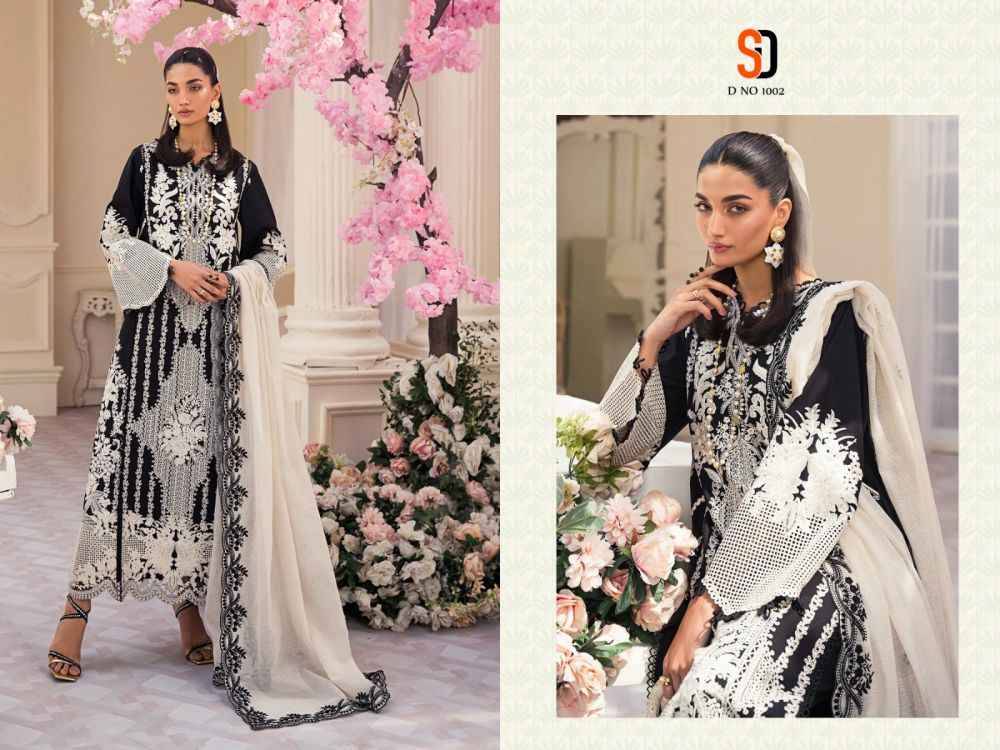 Crimson Black Collection By Shraddha Designer 1001 To 1004 Series Designer Pakistani Suits Beautiful Stylish Fancy Colorful Party Wear & Occasional Wear Pure Cotton Embroidered Dresses At Wholesale Price