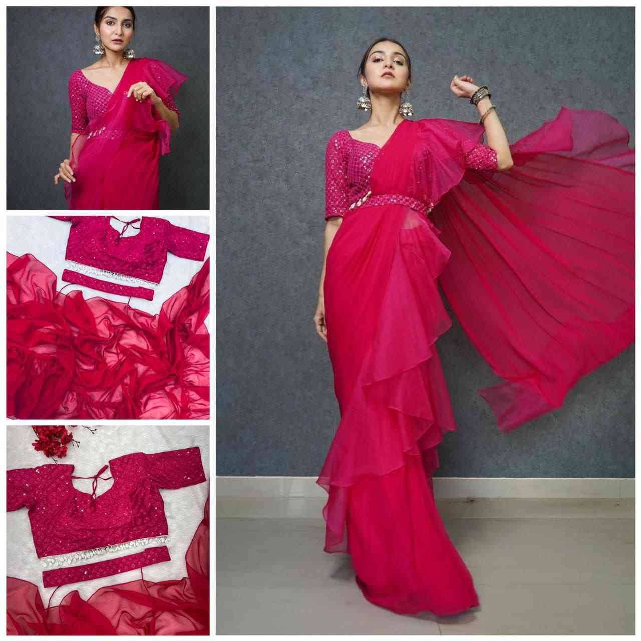 Sandhya By Fashid Wholesale 01 To 09 Series Indian Traditional Wear Collection Beautiful Stylish Fancy Colorful Party Wear & Occasional Wear Organza Silk Sarees At Wholesale Price