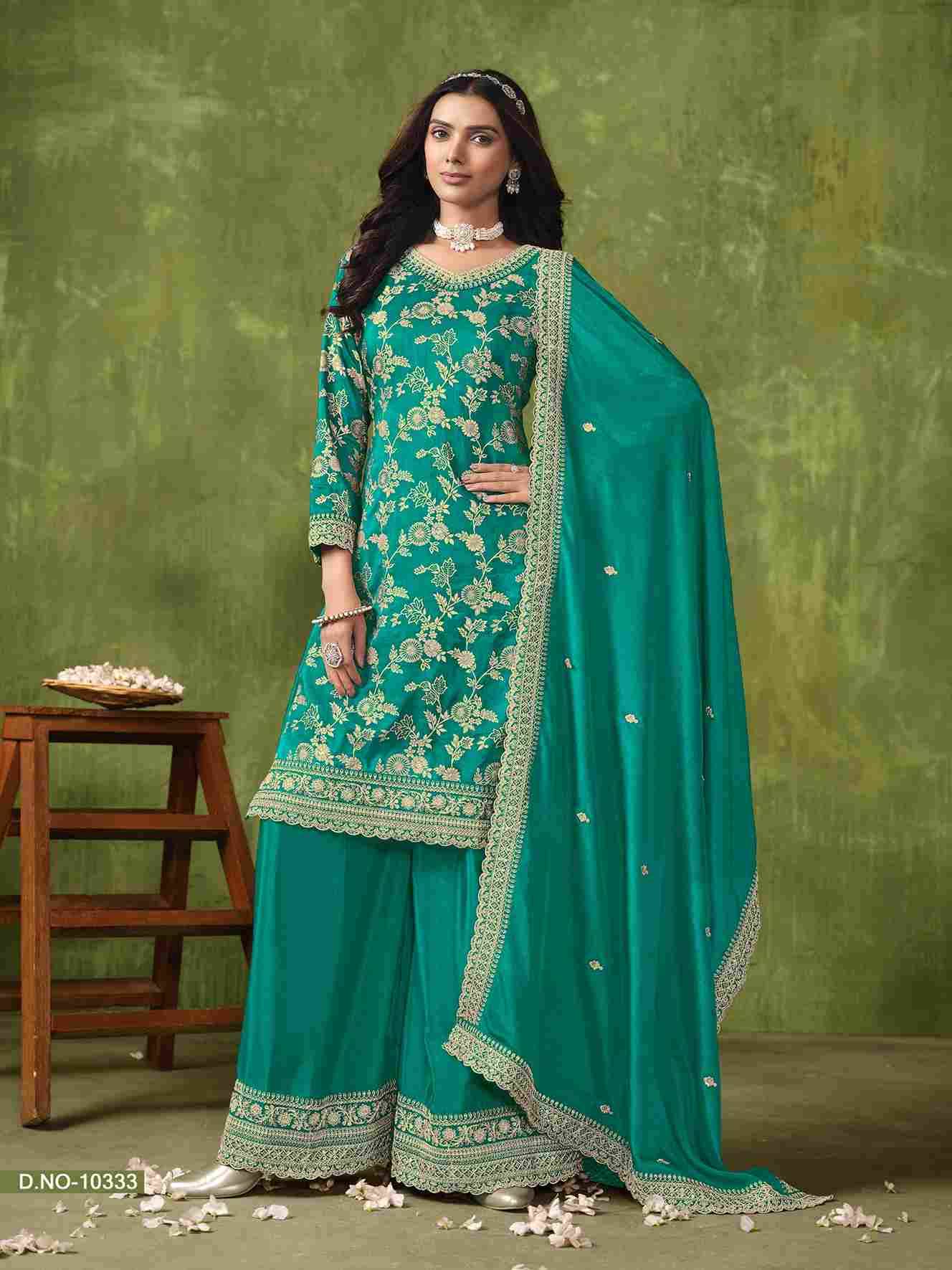 Anjubaa Vol-33 By Fashid Wholesale 10331 To 10334 Series Designer Anarkali Suits Beautiful Fancy Colorful Stylish Party Wear & Occasional Wear Dola Silk Jacquard Dresses At Wholesale Price