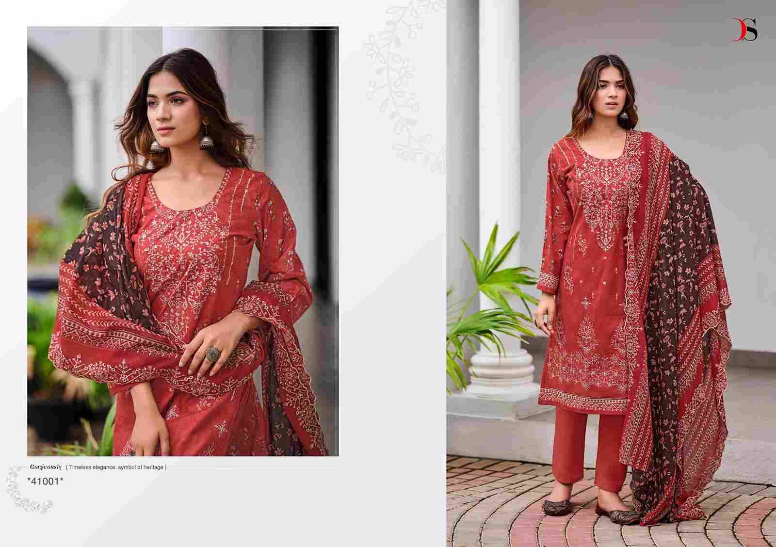 Bin Saeed Vol-11 By Deepsy Suits 41001 To 41006 Series Designer Pakistani Suits Beautiful Stylish Fancy Colorful Party Wear & Occasional Wear Pure Cotton Dresses At Wholesale Price