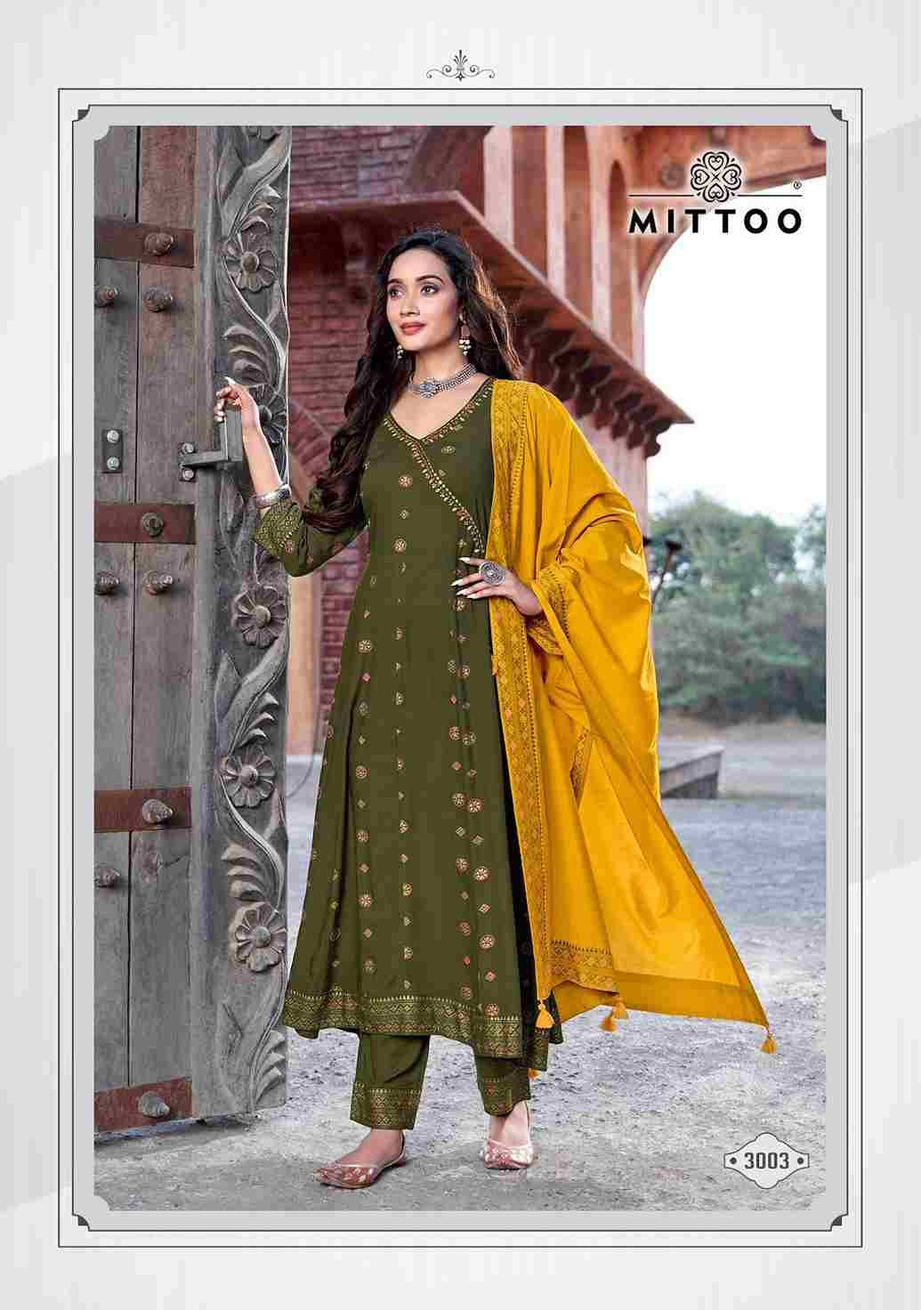 Nafiza By Mittoo 3001 To 3006 Series Beautiful Festive Suits Colorful Stylish Fancy Casual Wear & Ethnic Wear Rayon Slub Dresses At Wholesale Price