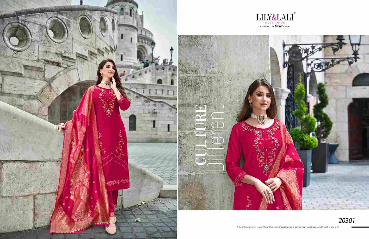 Hasmeena Vol-3 By Lady Leela 20301 To 20306 Series Beautiful Festive Suits Colorful Stylish Fancy Casual Wear & Ethnic Wear Viscose Organza Dresses At Wholesale Price