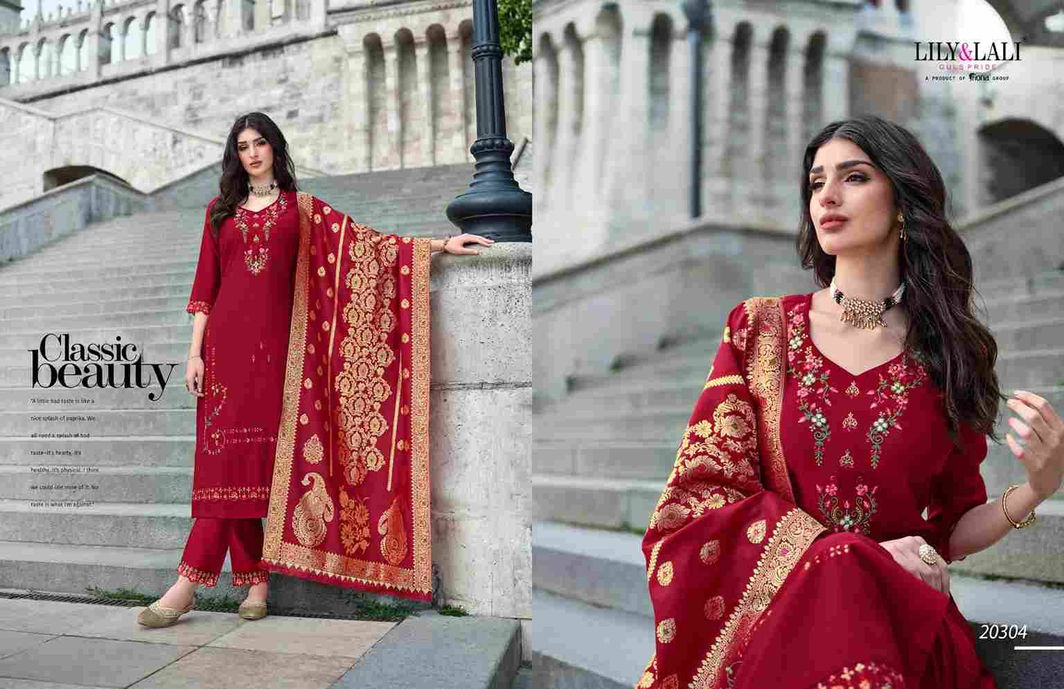 Hasmeena Vol-3 By Lady Leela 20301 To 20306 Series Beautiful Festive Suits Colorful Stylish Fancy Casual Wear & Ethnic Wear Viscose Organza Dresses At Wholesale Price