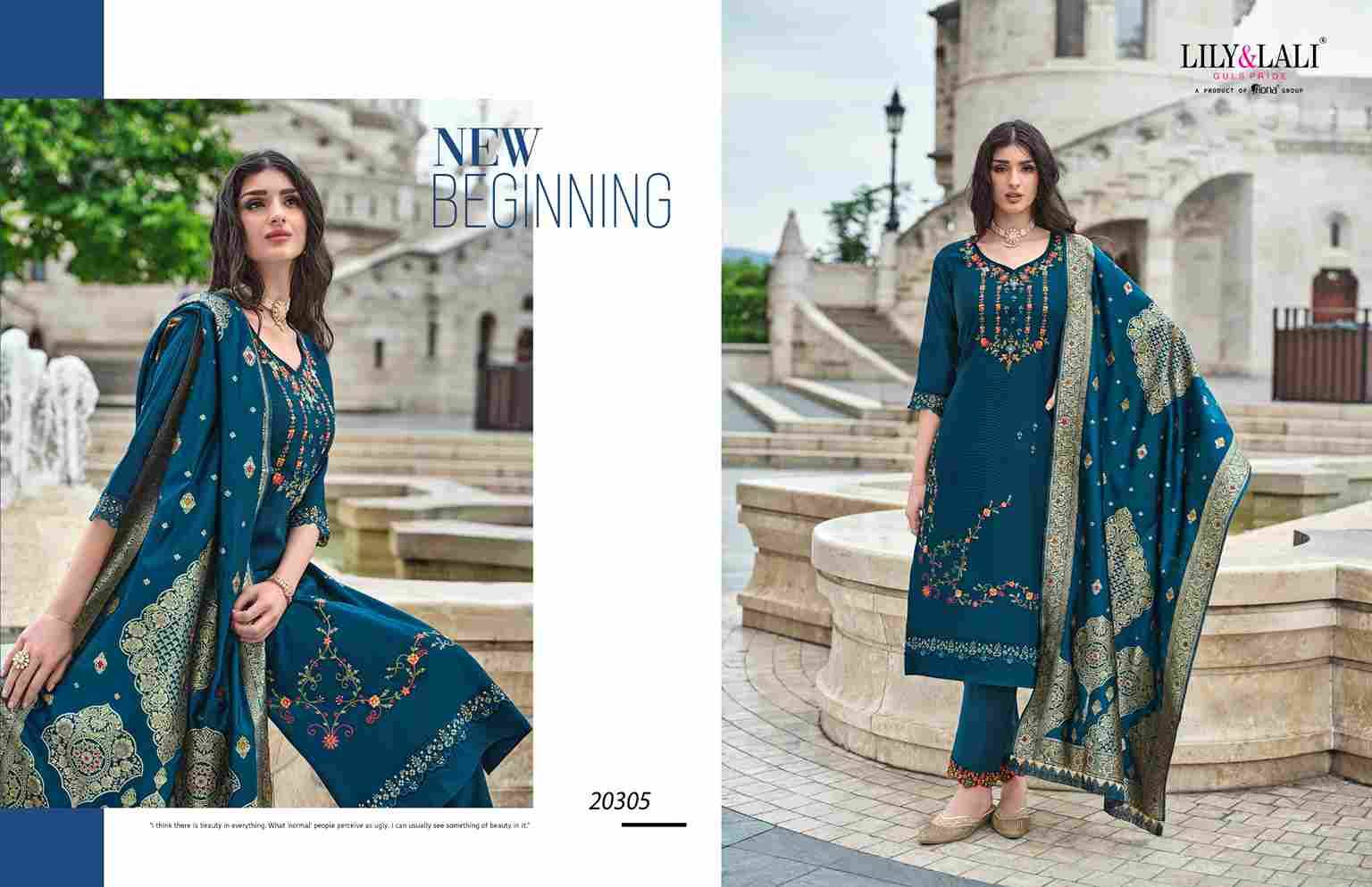 Hasmeena Vol-3 By Lady Leela 20301 To 20306 Series Beautiful Festive Suits Colorful Stylish Fancy Casual Wear & Ethnic Wear Viscose Organza Dresses At Wholesale Price