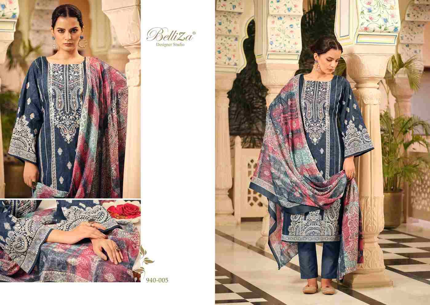 Naira Vol-62 By Belliza 940-001 To 940-008 Series Beautiful Festive Suits Stylish Fancy Colorful Casual Wear & Ethnic Wear Pure Cotton Print Dresses At Wholesale Price