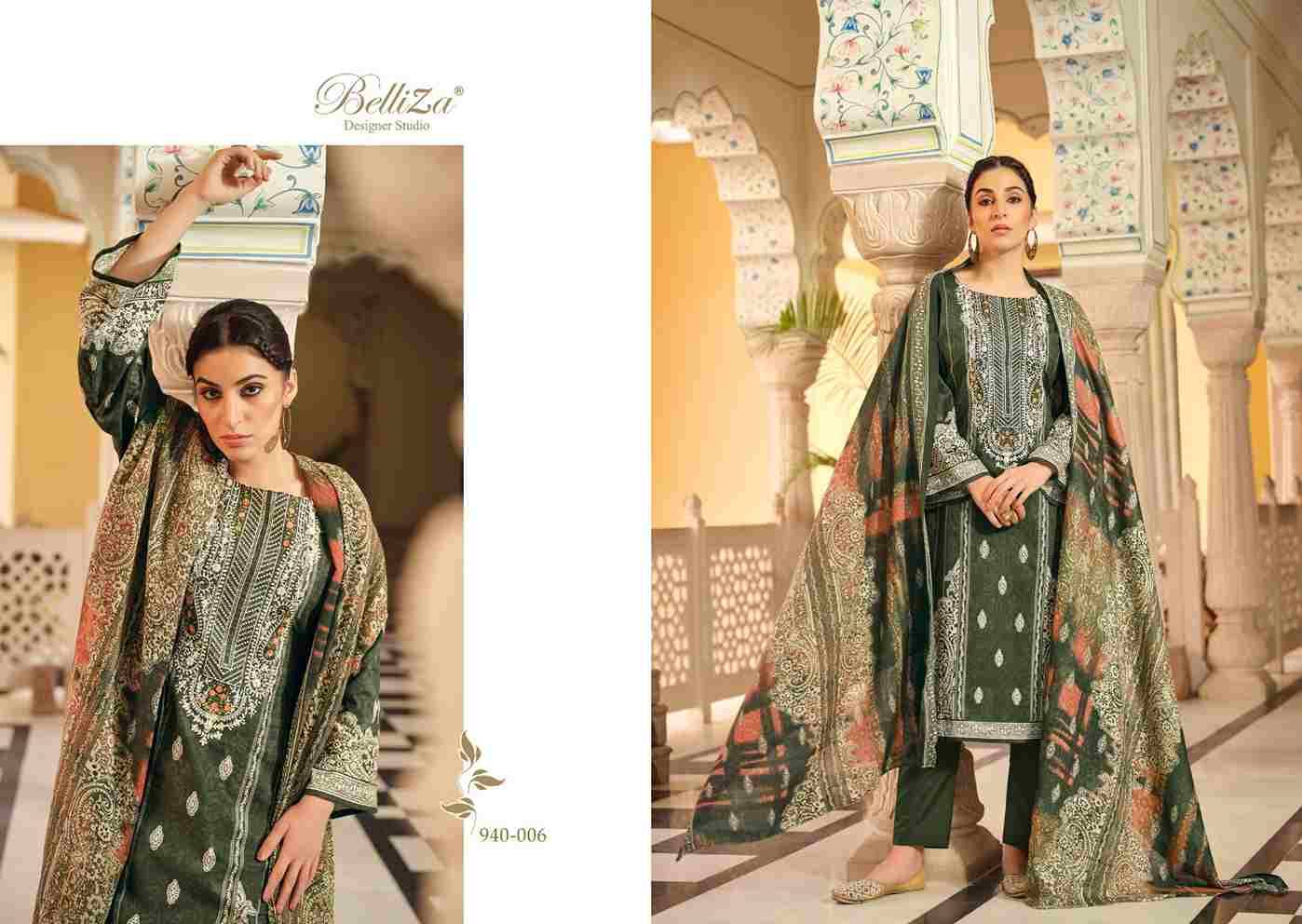 Naira Vol-62 By Belliza 940-001 To 940-008 Series Beautiful Festive Suits Stylish Fancy Colorful Casual Wear & Ethnic Wear Pure Cotton Print Dresses At Wholesale Price