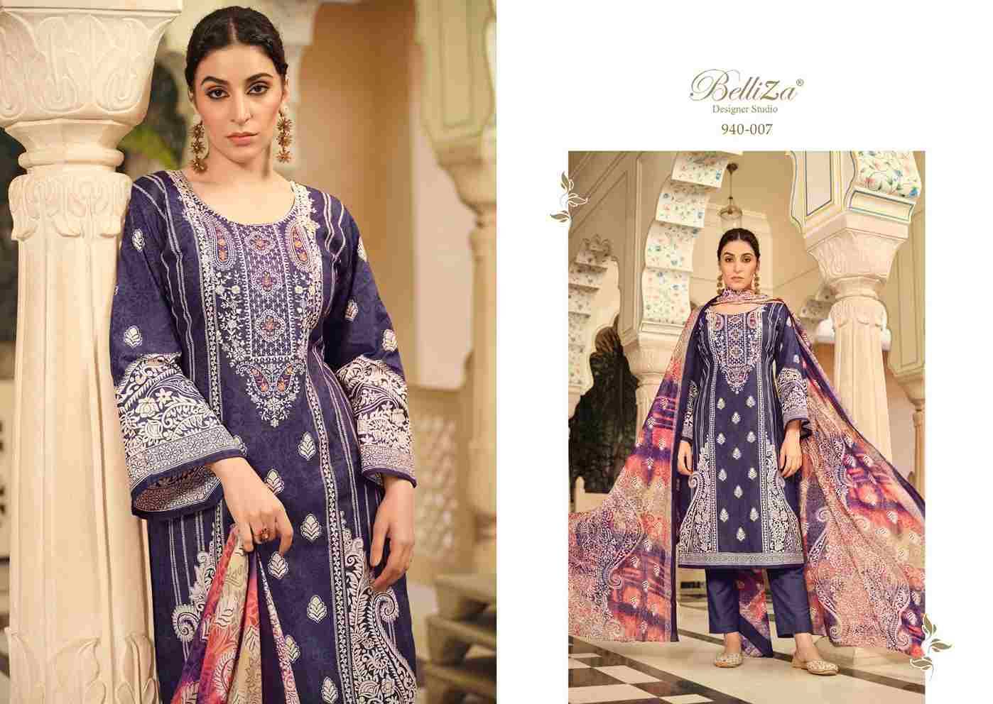 Naira Vol-62 By Belliza 940-001 To 940-008 Series Beautiful Festive Suits Stylish Fancy Colorful Casual Wear & Ethnic Wear Pure Cotton Print Dresses At Wholesale Price