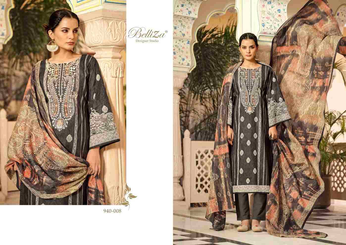 Naira Vol-62 By Belliza 940-001 To 940-008 Series Beautiful Festive Suits Stylish Fancy Colorful Casual Wear & Ethnic Wear Pure Cotton Print Dresses At Wholesale Price