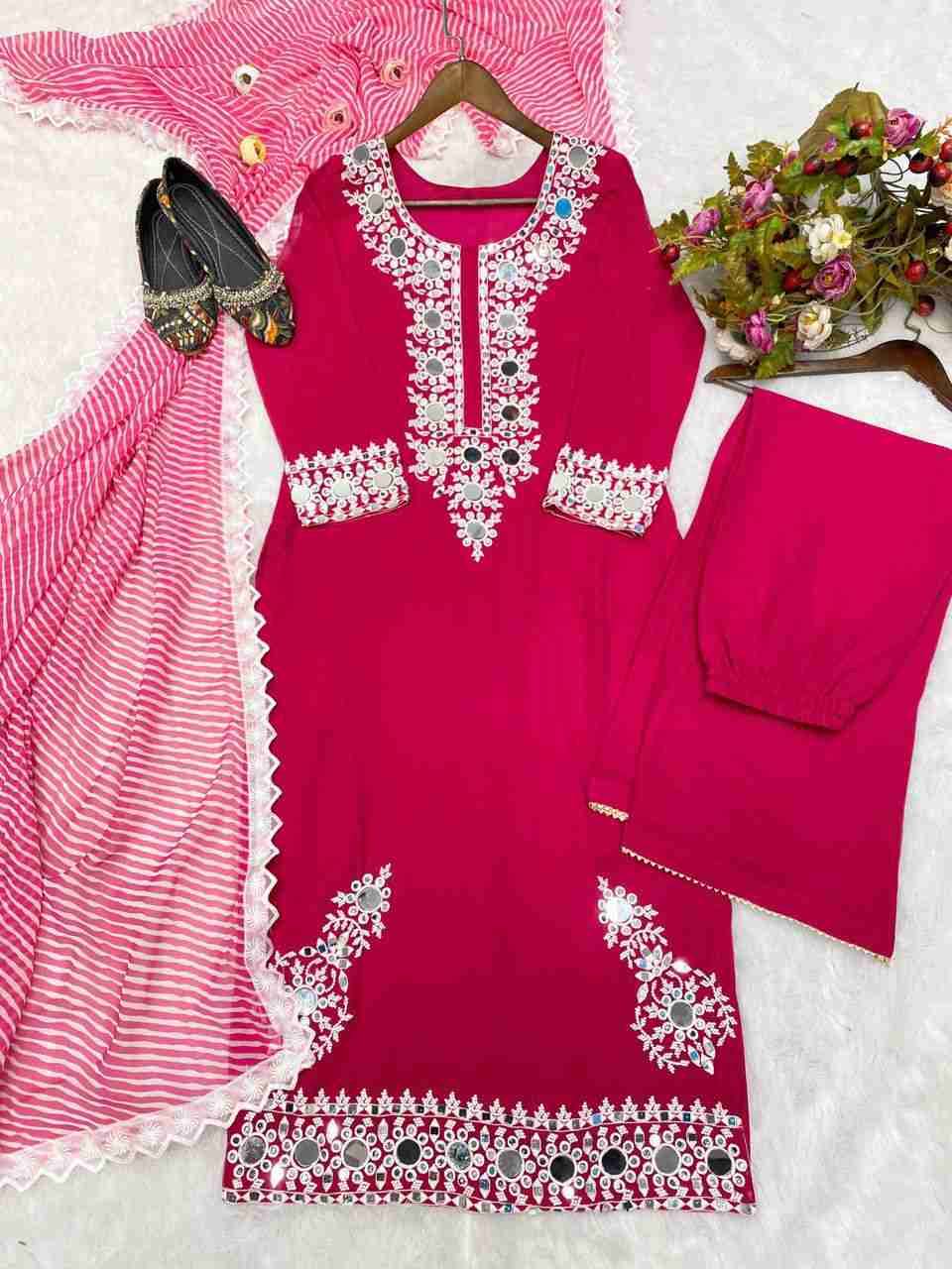 L-1763 By Fashid Wholesale Designer Stylish Fancy Colorful Beautiful Party Wear & Ethnic Wear Collection Georgette Embroidered Dresses At Wholesale Price