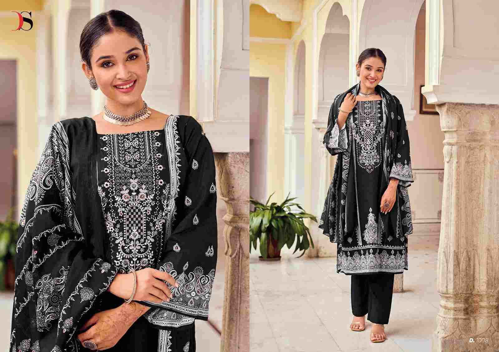 Black Beauty By Deepsy Suits 1001 To 1008 Series Designer Pakistani Suits Beautiful Stylish Fancy Colorful Party Wear & Occasional Wear Pure Cotton Dresses At Wholesale Price