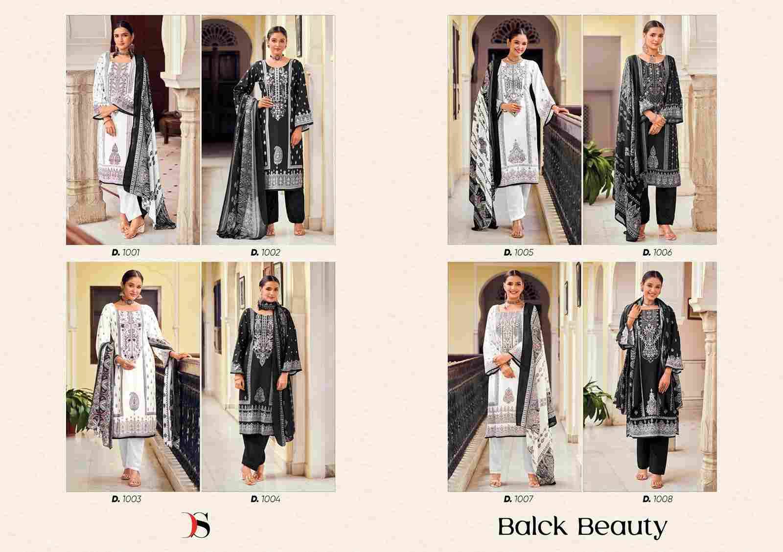 Black Beauty By Deepsy Suits 1001 To 1008 Series Designer Pakistani Suits Beautiful Stylish Fancy Colorful Party Wear & Occasional Wear Pure Cotton Dresses At Wholesale Price