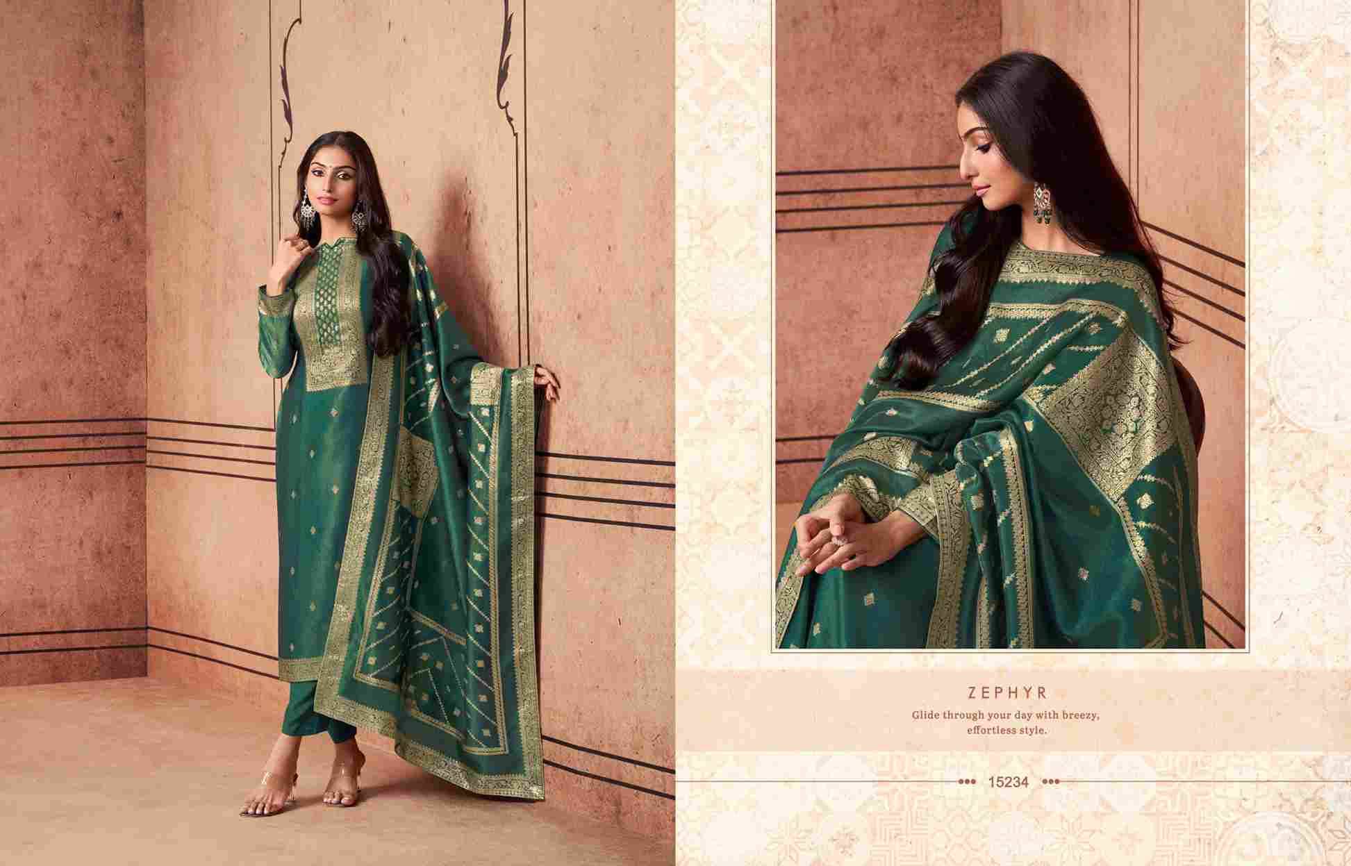 Essence By Zisa 15231 To 15235 Series Designer Festive Festive Suits Collection Beautiful Stylish Fancy Colorful Party Wear & Occasional Wear Silk Jacquard Dresses At Wholesale Price