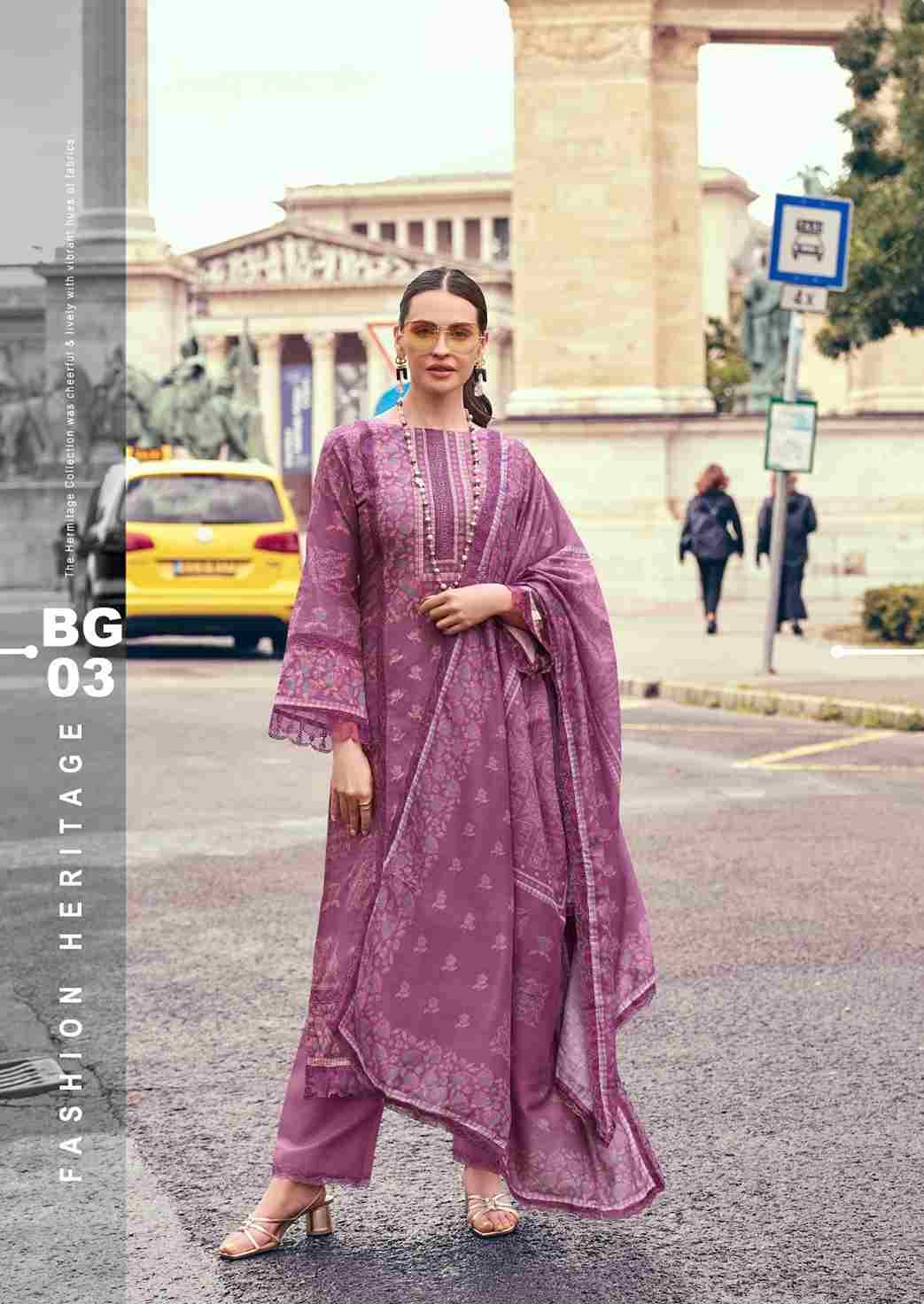 Bagh By The Hermitage Shop 01 To 06 Series Beautiful Festive Suits Colorful Stylish Fancy Casual Wear & Ethnic Wear Pure Lawn Cotton Dresses At Wholesale Price