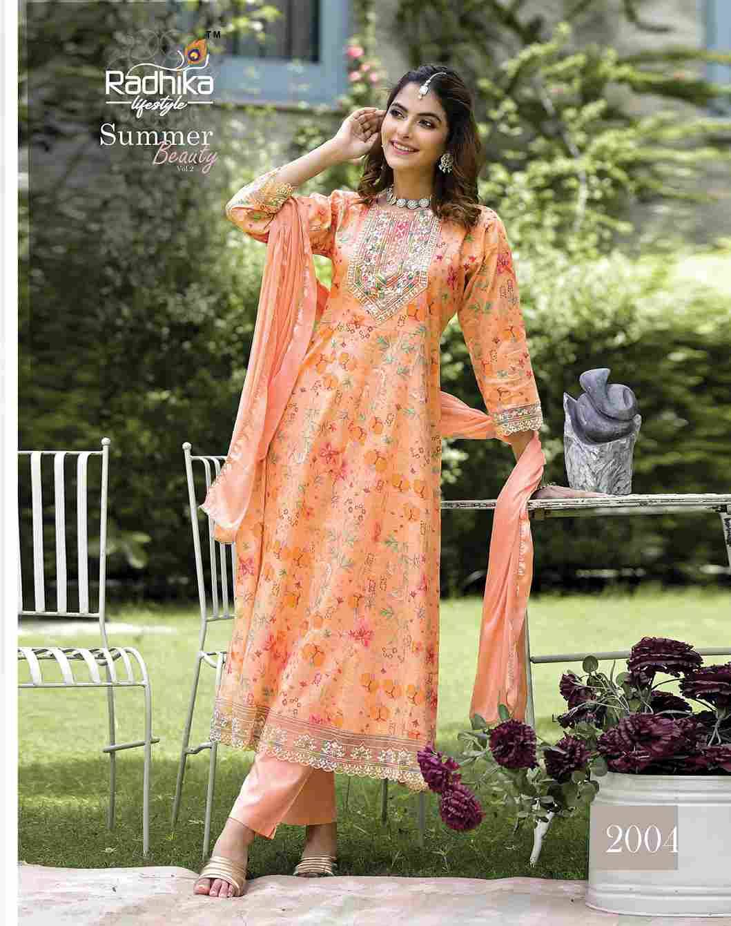 Summer Beauty Vol-2 By Radhika Lifestyle 2001 To 2006 Series Designer Festive Suits Beautiful Stylish Fancy Colorful Party Wear & Occasional Wear Cotton Print Dresses At Wholesale Price