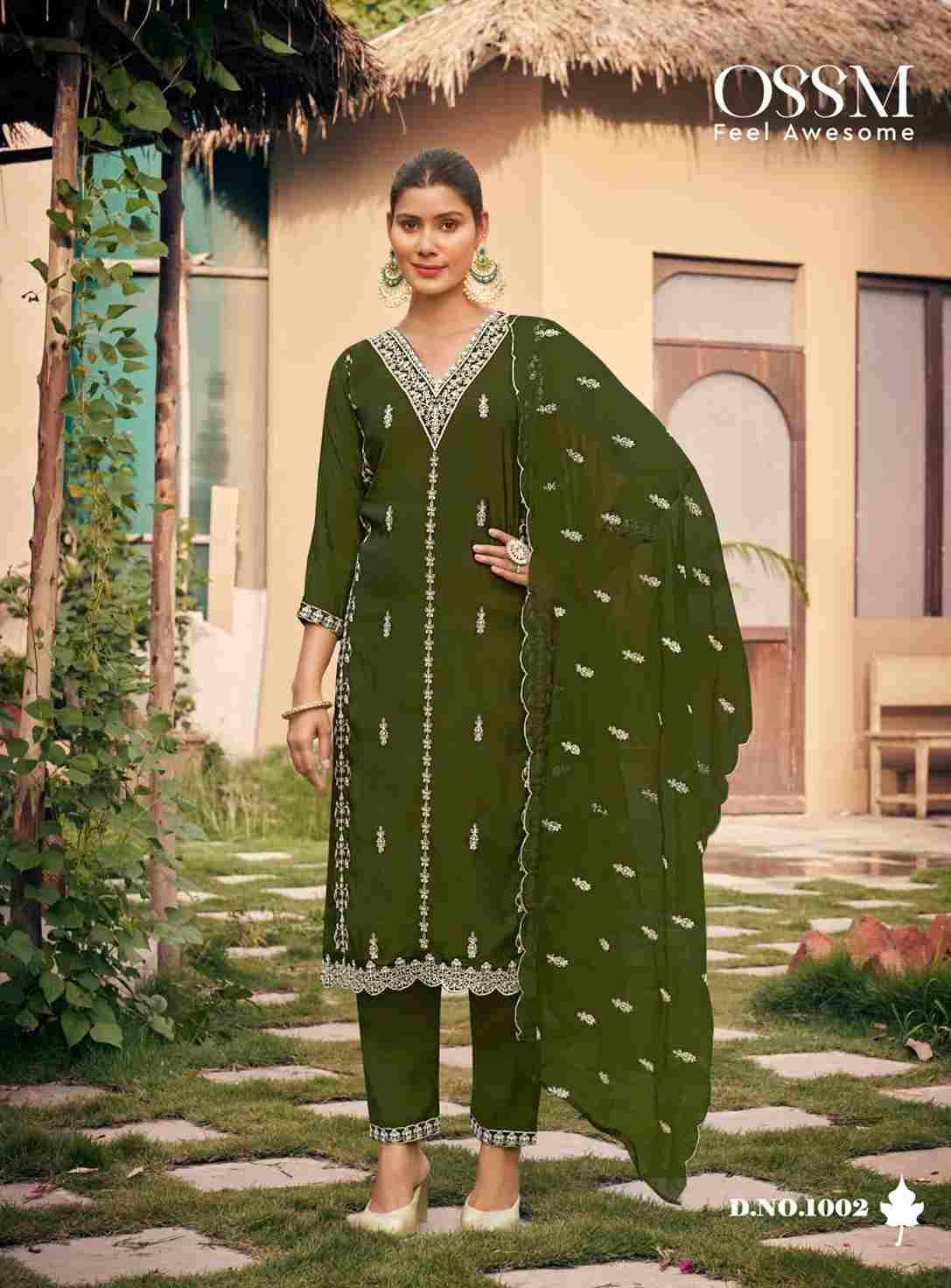 Gulabi Vol-3 By Ossm 1001 To 1006 Series Beautiful Stylish Festive Suits Fancy Colorful Casual Wear & Ethnic Wear & Ready To Wear Viscose Silk Dresses At Wholesale Price