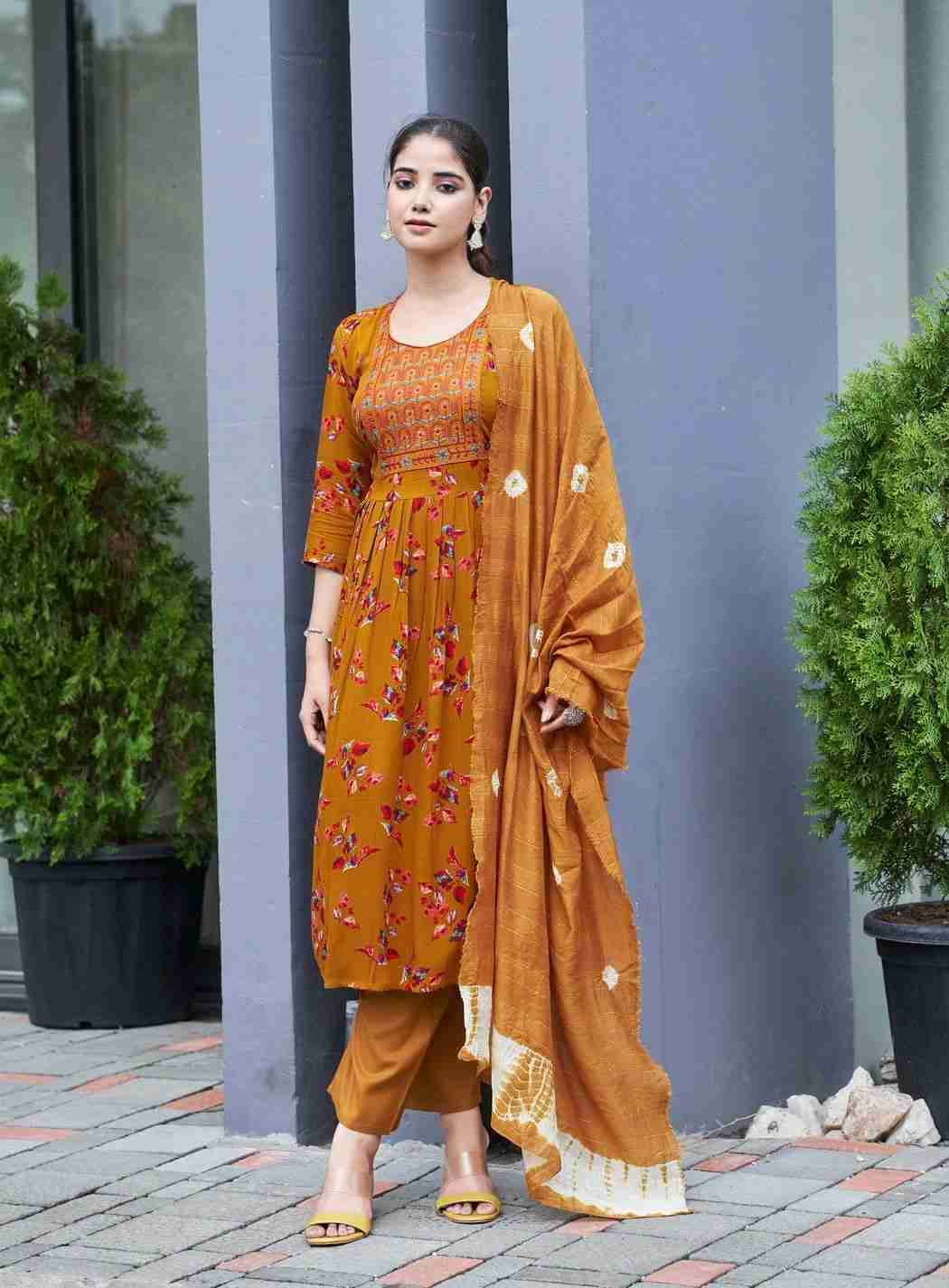 Morni Vol-2 By Kushals 1001 To 1010 Series Beautiful Festive Suits Colorful Stylish Fancy Casual Wear & Ethnic Wear Rinkle Dresses At Wholesale Price