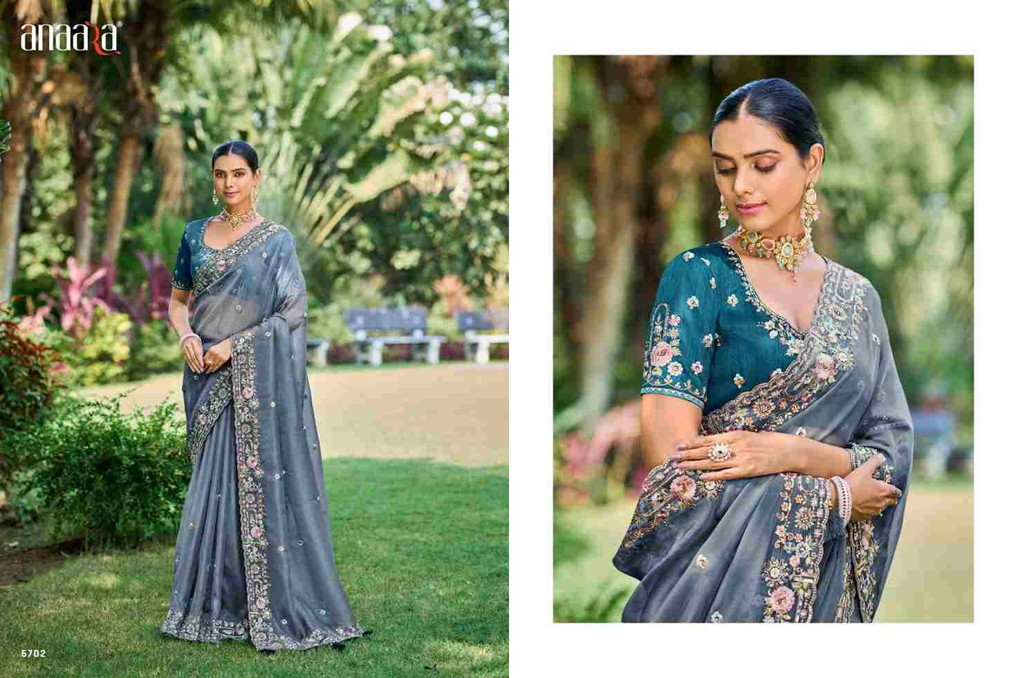 Anaara 6701 Series By Tathastu 6701 To 6709 Series Indian Traditional Wear Collection Beautiful Stylish Fancy Colorful Party Wear & Occasional Wear Silk Sarees At Wholesale Price