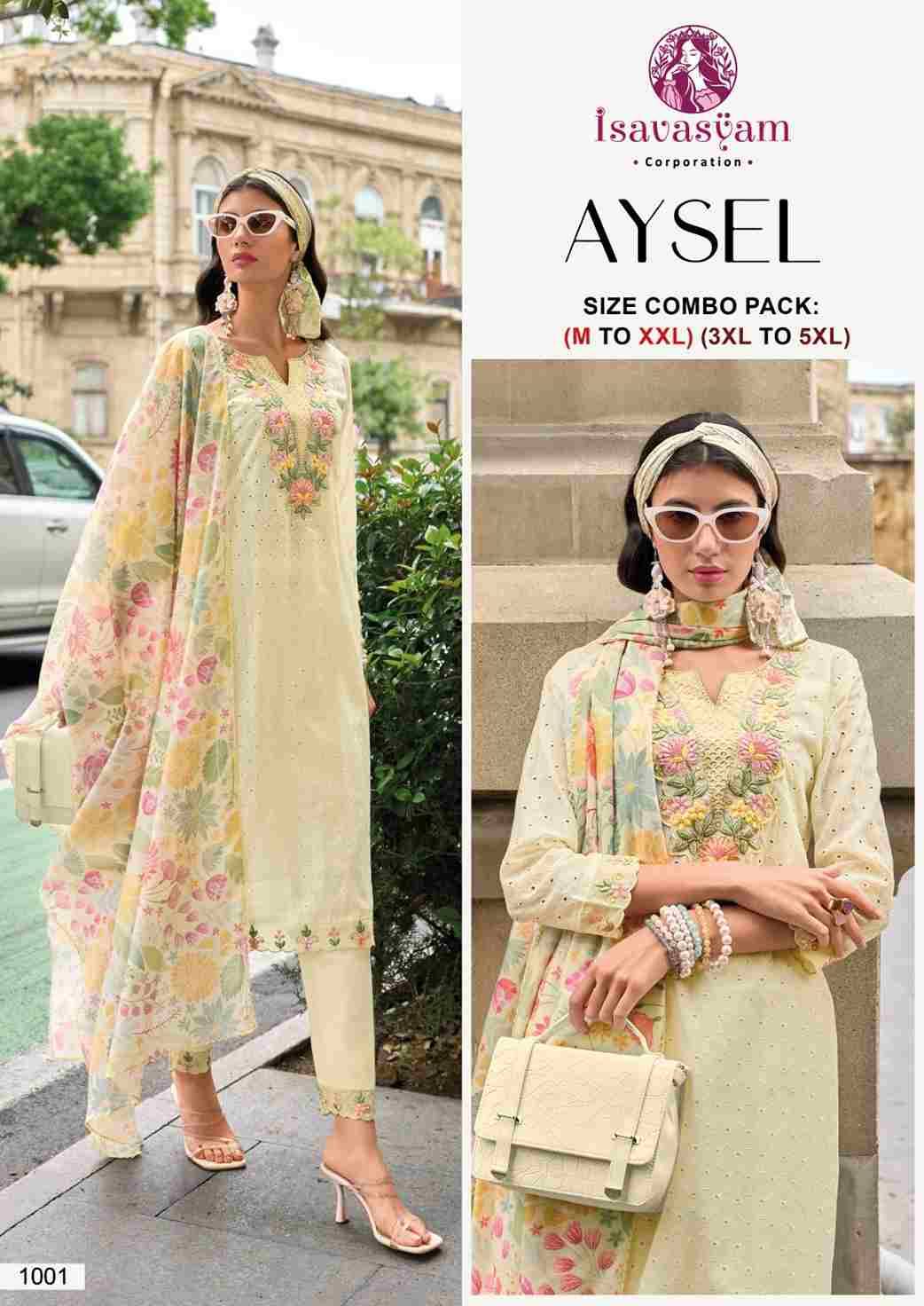 Ayesl By Isavasyam 1001 To 1006 Series Beautiful Festive Suits Colorful Stylish Fancy Casual Wear & Ethnic Wear Cotton Dresses At Wholesale Price