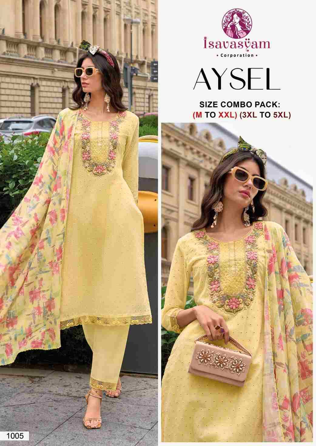 Ayesl By Isavasyam 1001 To 1006 Series Beautiful Festive Suits Colorful Stylish Fancy Casual Wear & Ethnic Wear Cotton Dresses At Wholesale Price