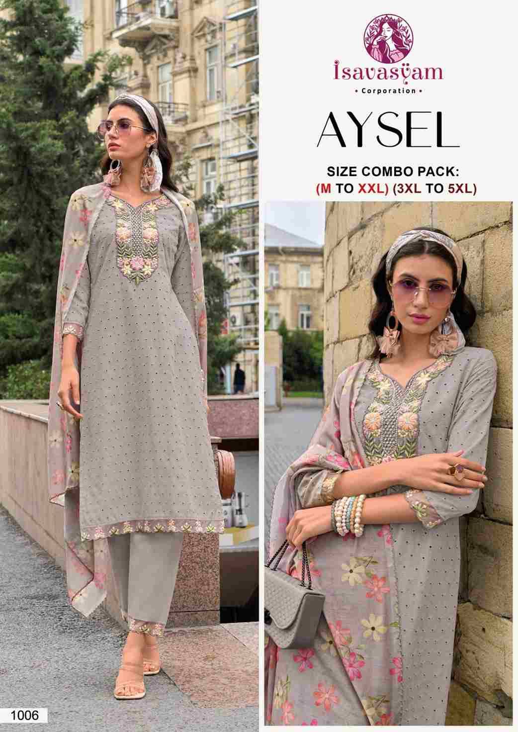 Ayesl By Isavasyam 1001 To 1006 Series Beautiful Festive Suits Colorful Stylish Fancy Casual Wear & Ethnic Wear Cotton Dresses At Wholesale Price