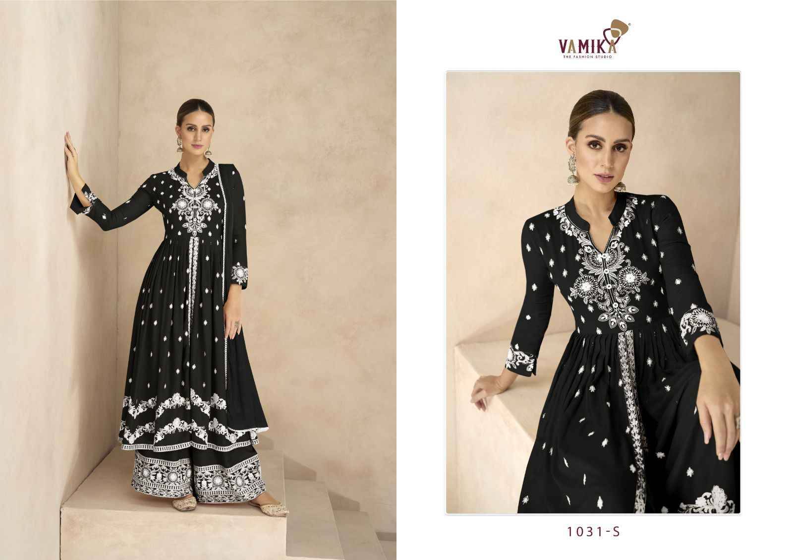 Lakhnavi Vol-6 Platinum By Vamika 1031-P To 1031-T Series Beautiful Stylish Sharara Suits Fancy Colorful Casual Wear & Ethnic Wear & Ready To Wear Pure Rayon Printed Dresses At Wholesale Price