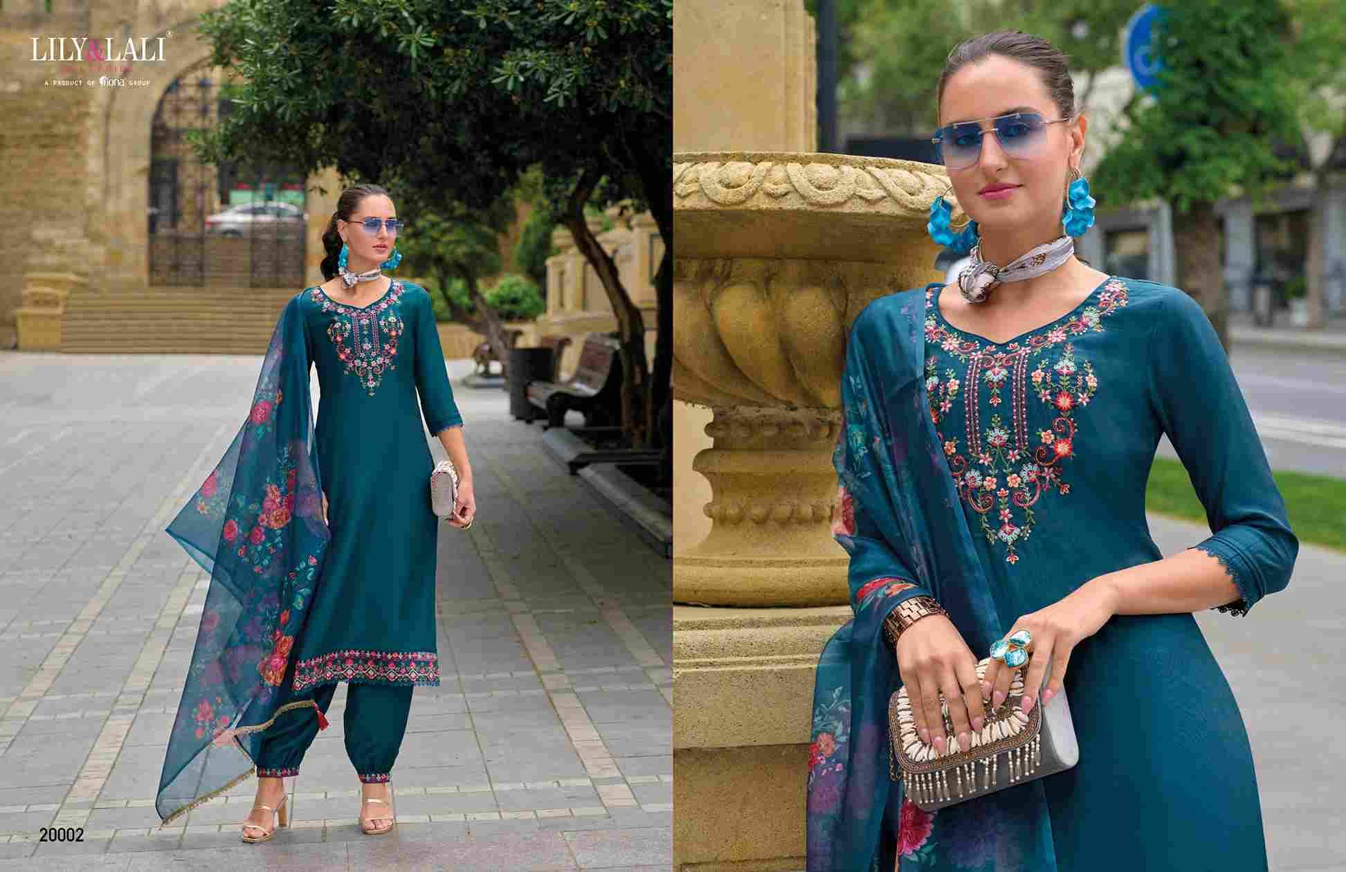 Afghani Vol-4 By Lily And Lali 20001 To 20006 Series Beautiful Stylish Suits Fancy Colorful Casual Wear & Ethnic Wear & Ready To Wear Milan Silk Dresses At Wholesale Price