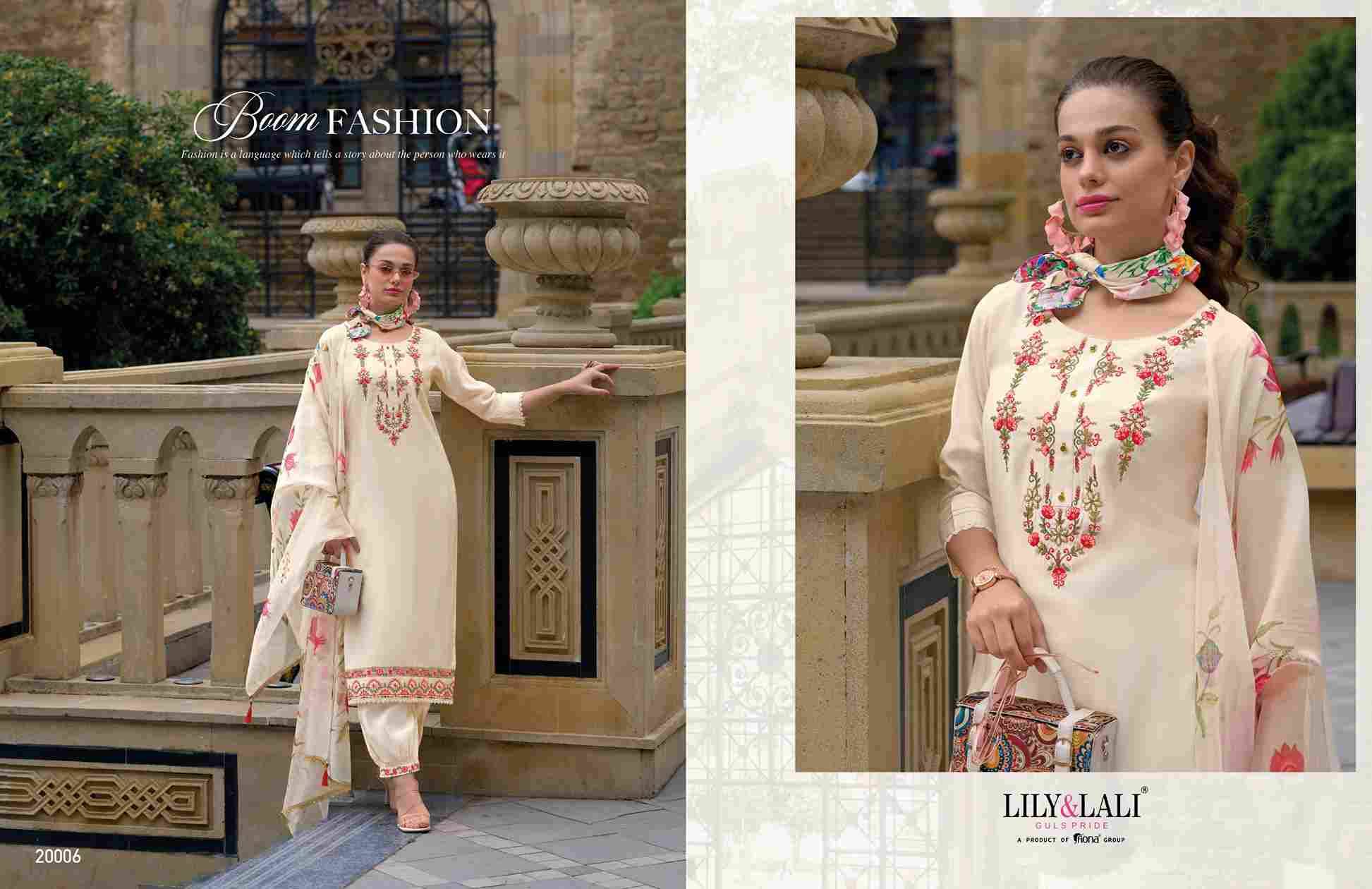 Afghani Vol-4 By Lily And Lali 20001 To 20006 Series Beautiful Stylish Suits Fancy Colorful Casual Wear & Ethnic Wear & Ready To Wear Milan Silk Dresses At Wholesale Price