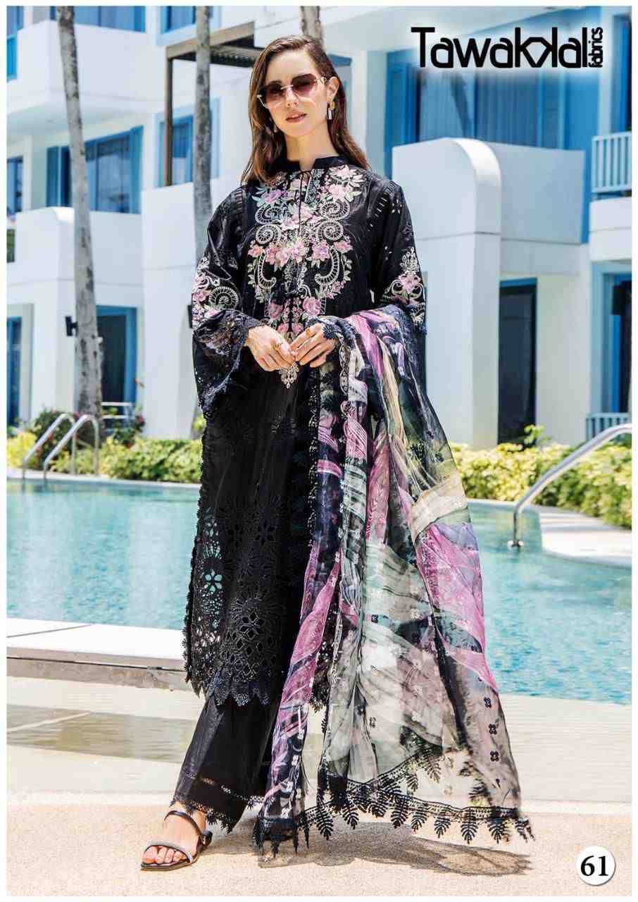 Mehroz Vol-7 By Tawakkal Fab 61 To 70 Series Designer Festive Suits Beautiful Stylish Fancy Colorful Party Wear & Occasional Wear Pure Cotton Dresses At Wholesale Price