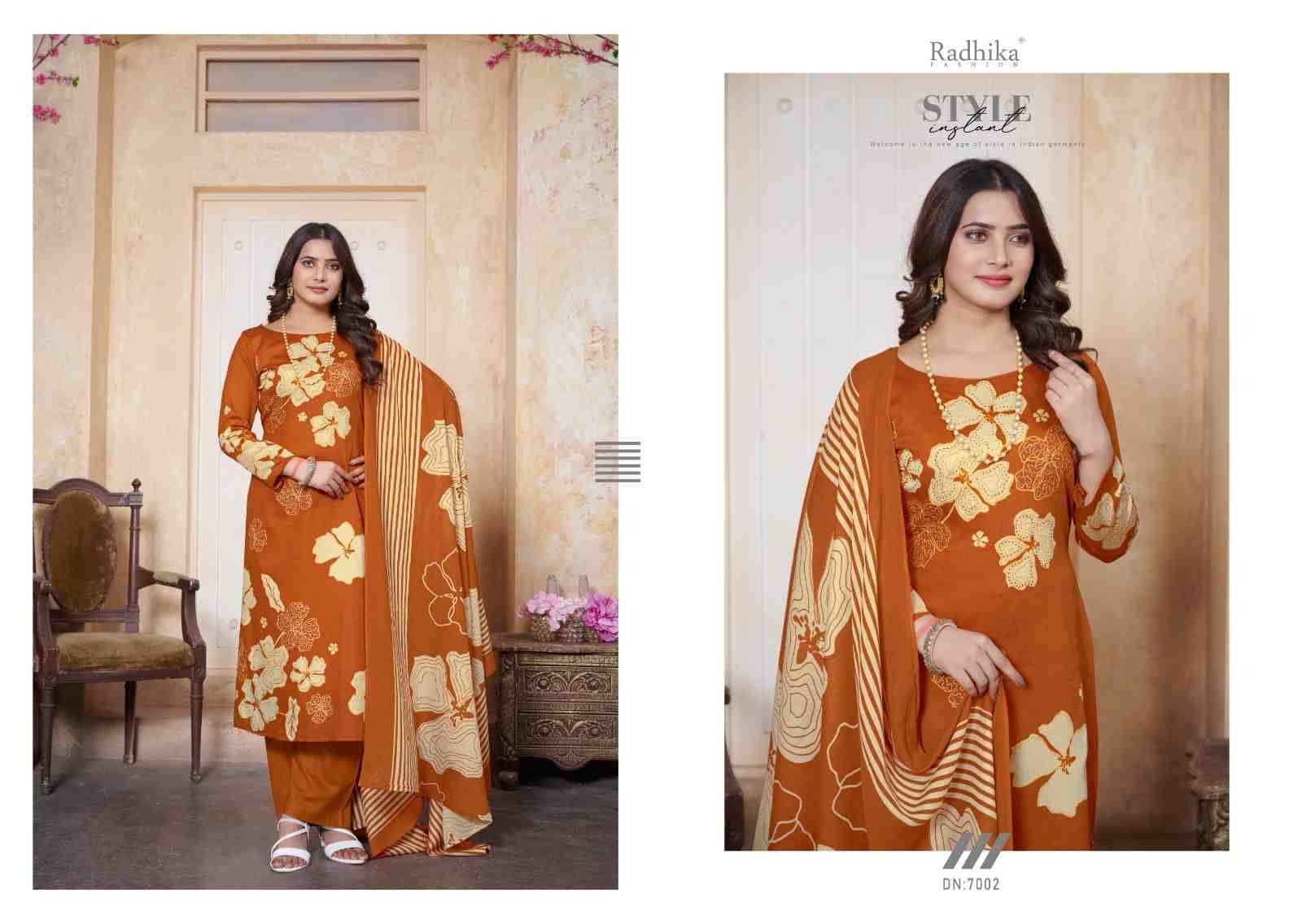 Gulbhag Vol-3 By Azara 7001 To 7006 Series Beautiful Festive Suits Colorful Stylish Fancy Casual Wear & Ethnic Wear Pure Jam Cotton Print Dresses At Wholesale Price