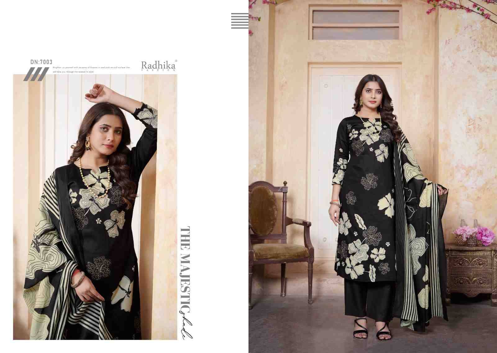 Gulbhag Vol-3 By Azara 7001 To 7006 Series Beautiful Festive Suits Colorful Stylish Fancy Casual Wear & Ethnic Wear Pure Jam Cotton Print Dresses At Wholesale Price